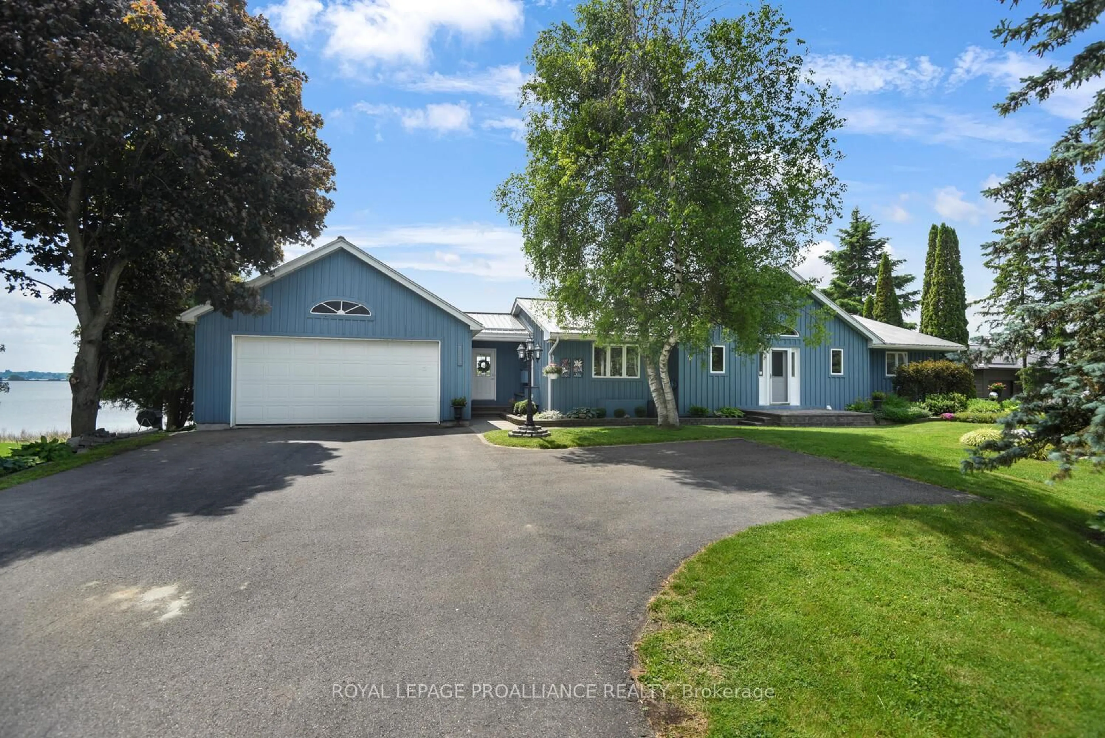 A pic from outside/outdoor area/front of a property/back of a property/a pic from drone, street for 2505 County 2 Rd, Edwardsburgh/Cardinal Ontario K0E 1T1