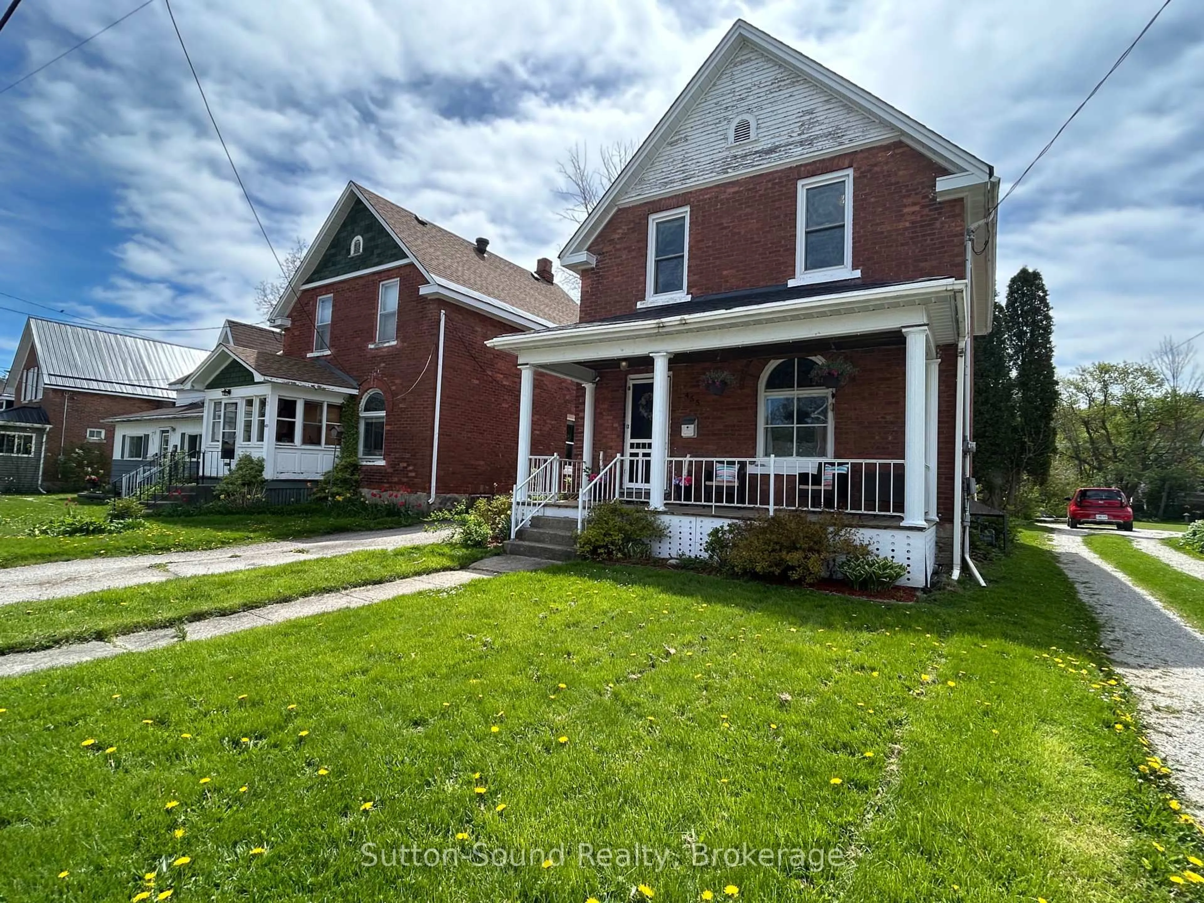 Home with brick exterior material, street for 455 13th St A W, Owen Sound Ontario N4K 3X3