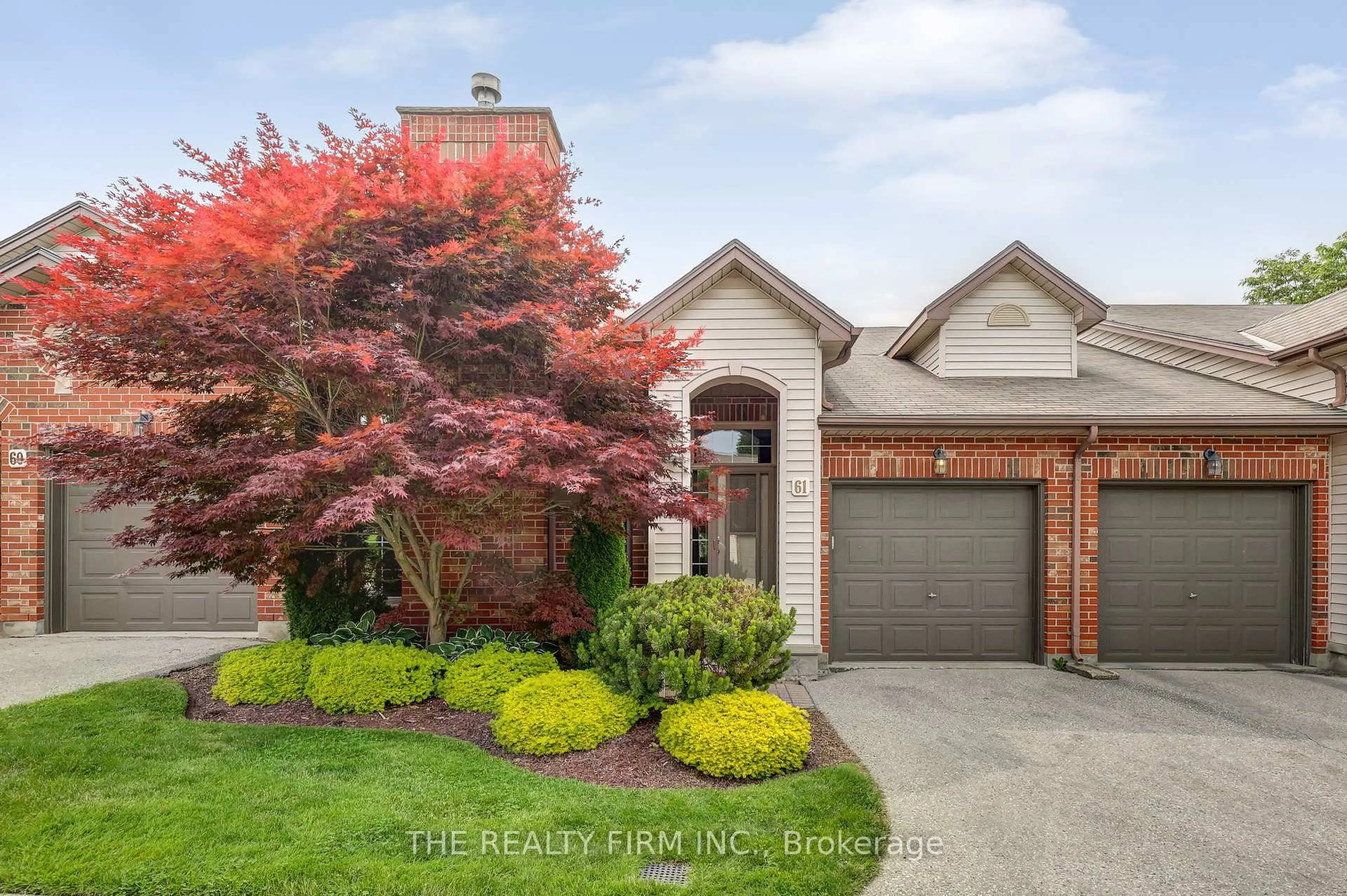 Home with brick exterior material, street for 1100 Byron Baseline Rd #61, London South Ontario N6K 4M3