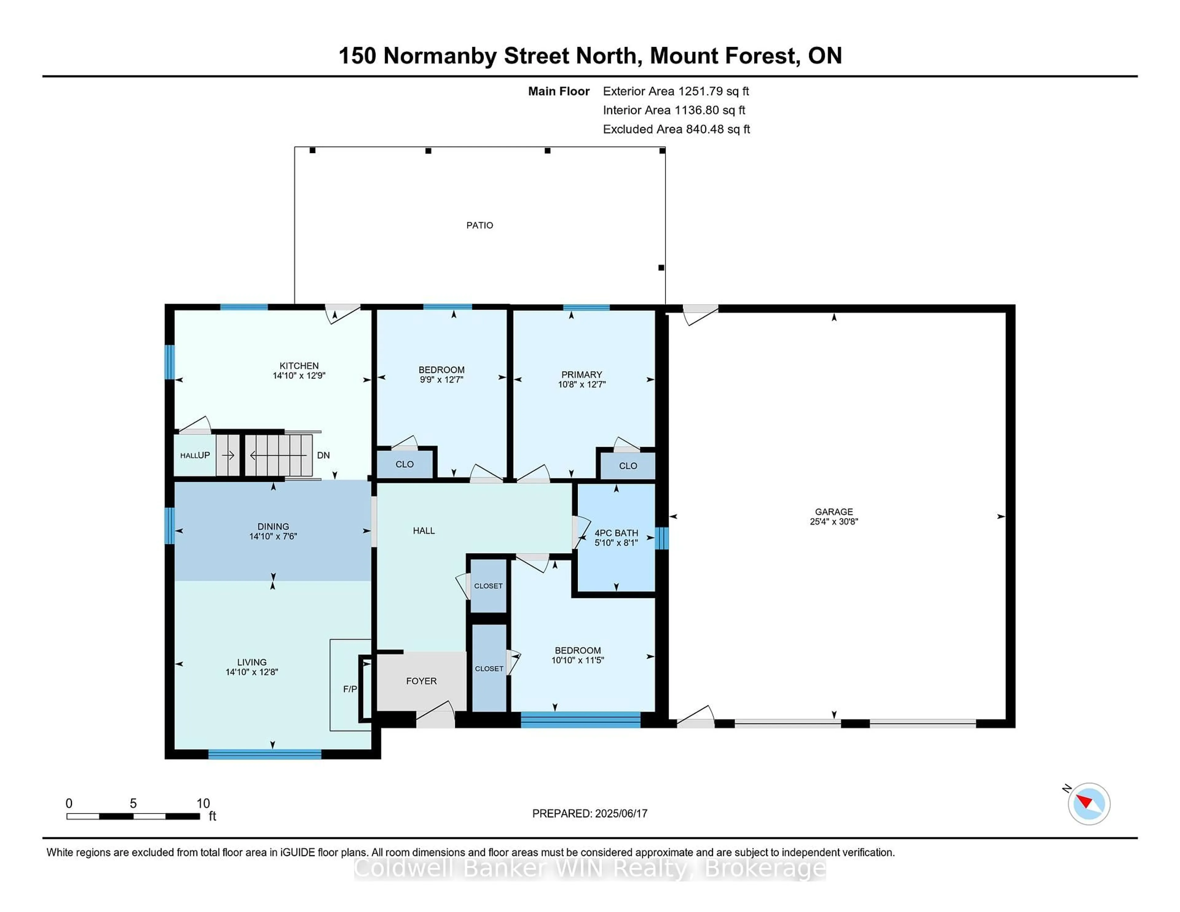 Floor plan for 150 Normanby St, Wellington North Ontario N0G 2L1