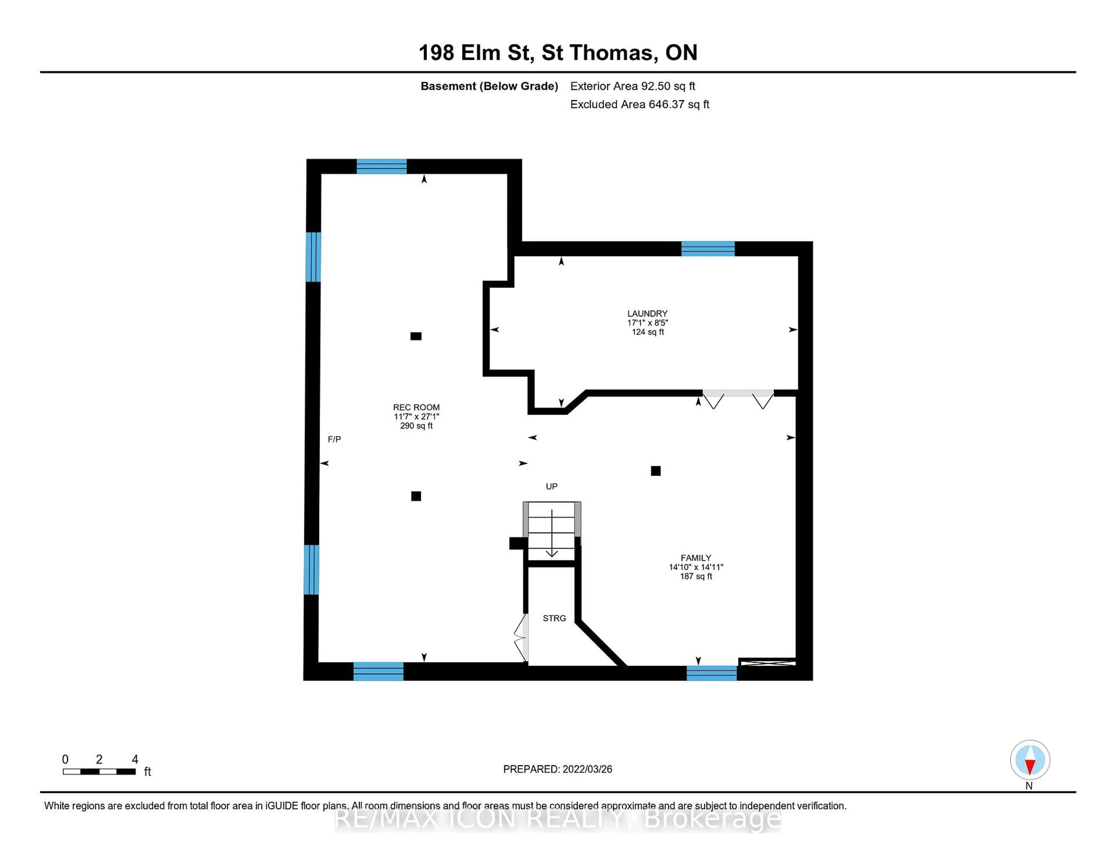 Floor plan for 198 Elm St, St. Thomas Ontario N5R 1J3