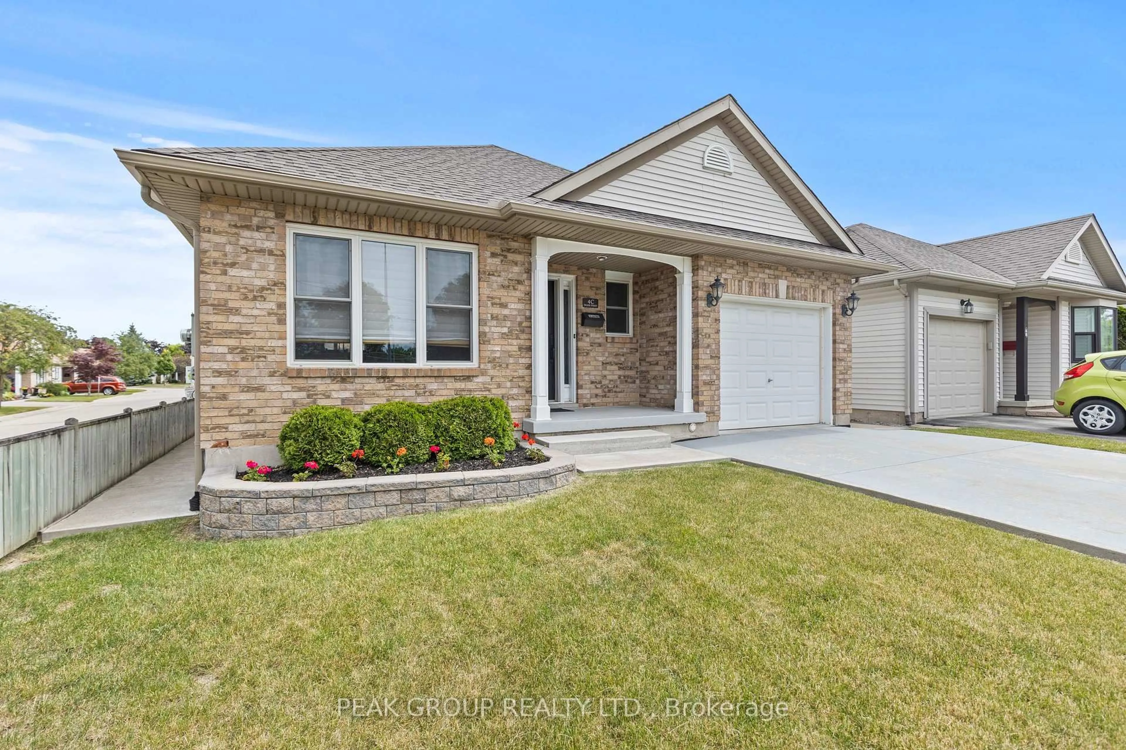 Home with brick exterior material, street for 4C Wood Street, St. Catharines Ontario L2N 2A9