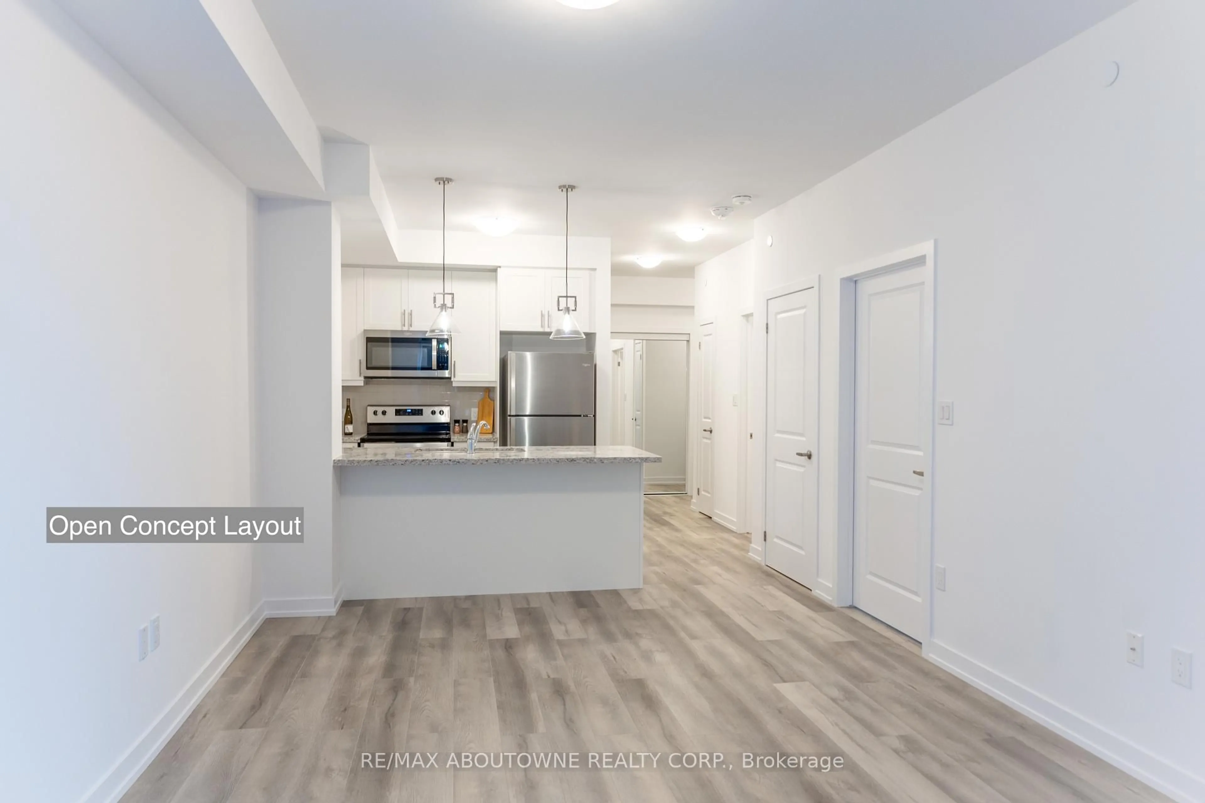 Open concept kitchen, unknown for 470 Dundas St #429, Hamilton Ontario L8B 2A6