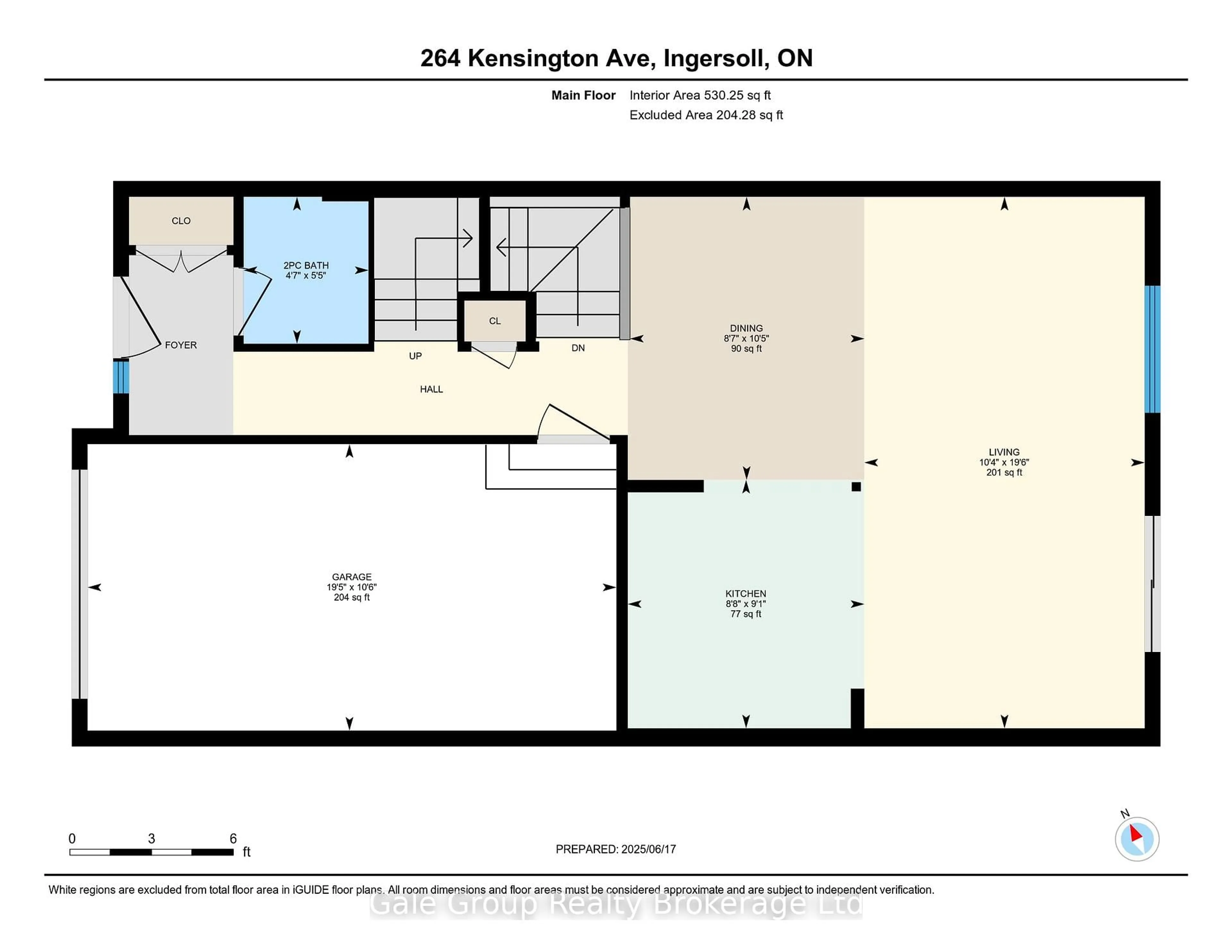 Floor plan for 264 Kensington Ave, Ingersoll Ontario N5C 3X1