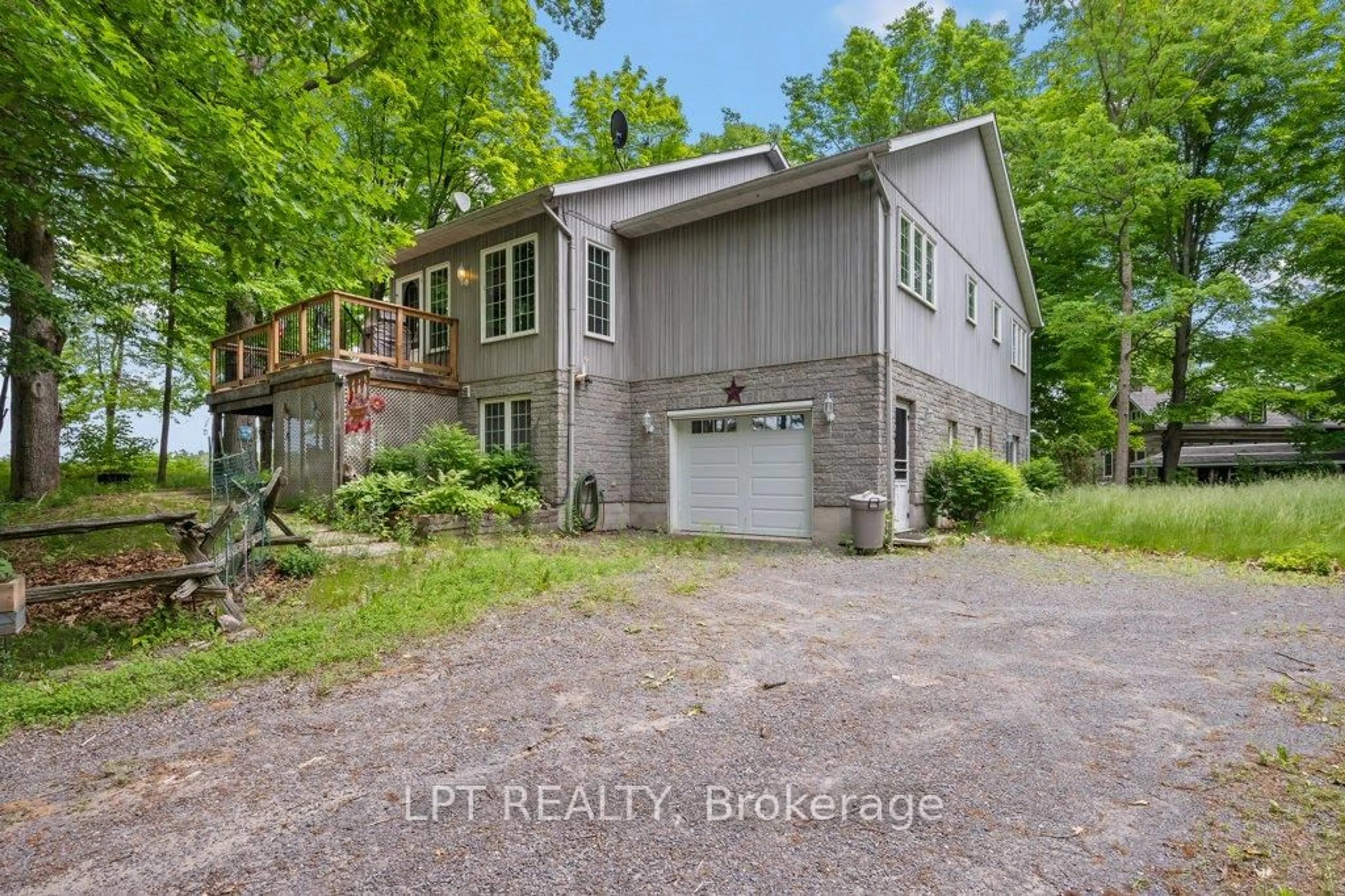 A pic from outside/outdoor area/front of a property/back of a property/a pic from drone, water/lake/river/ocean view for 1165 Dalton Lane, Godfrey Ontario K0H 1T0