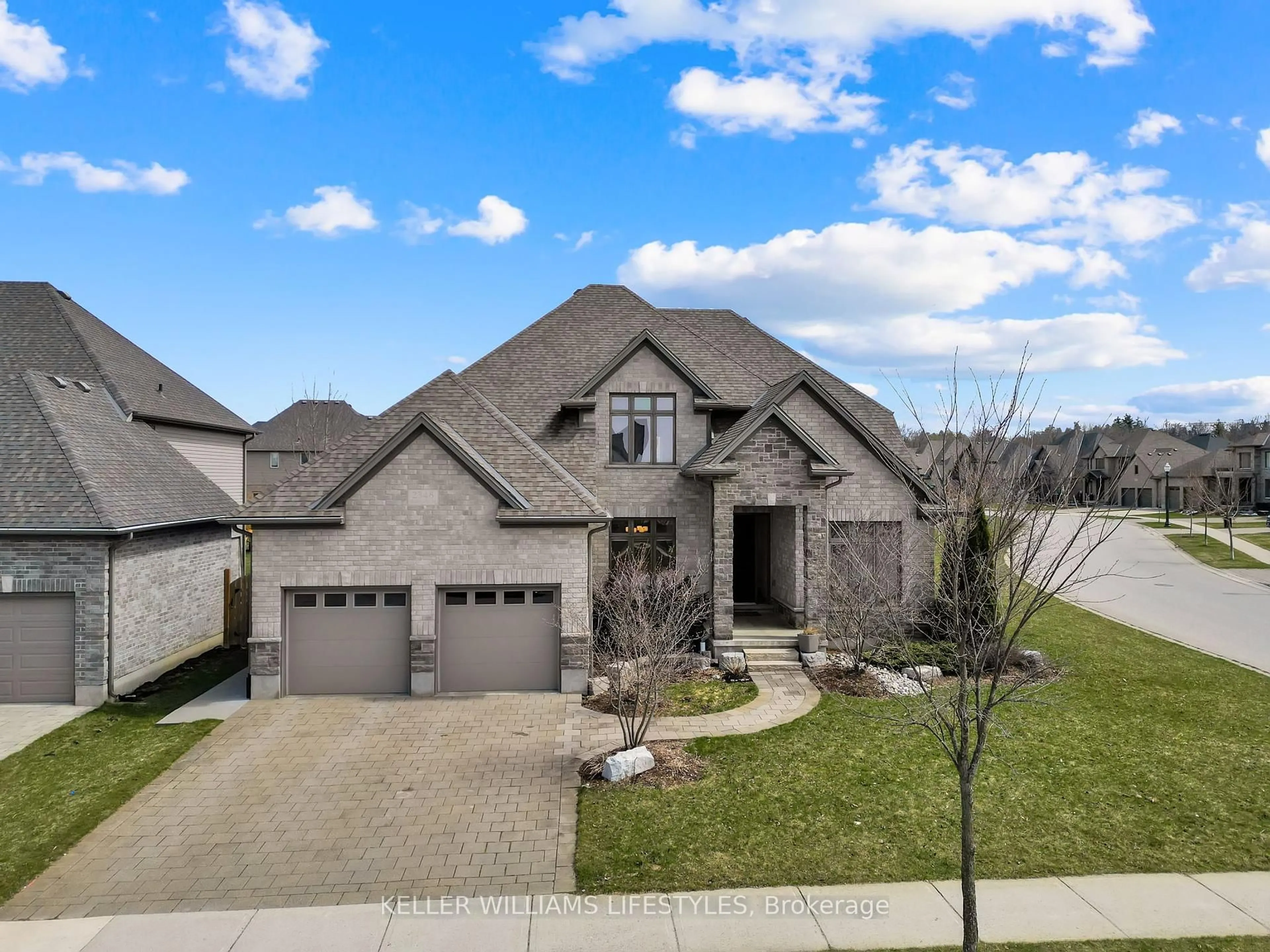 Home with brick exterior material, street for 2348 MEADOWLANDS Way, London North Ontario N6G 5L8