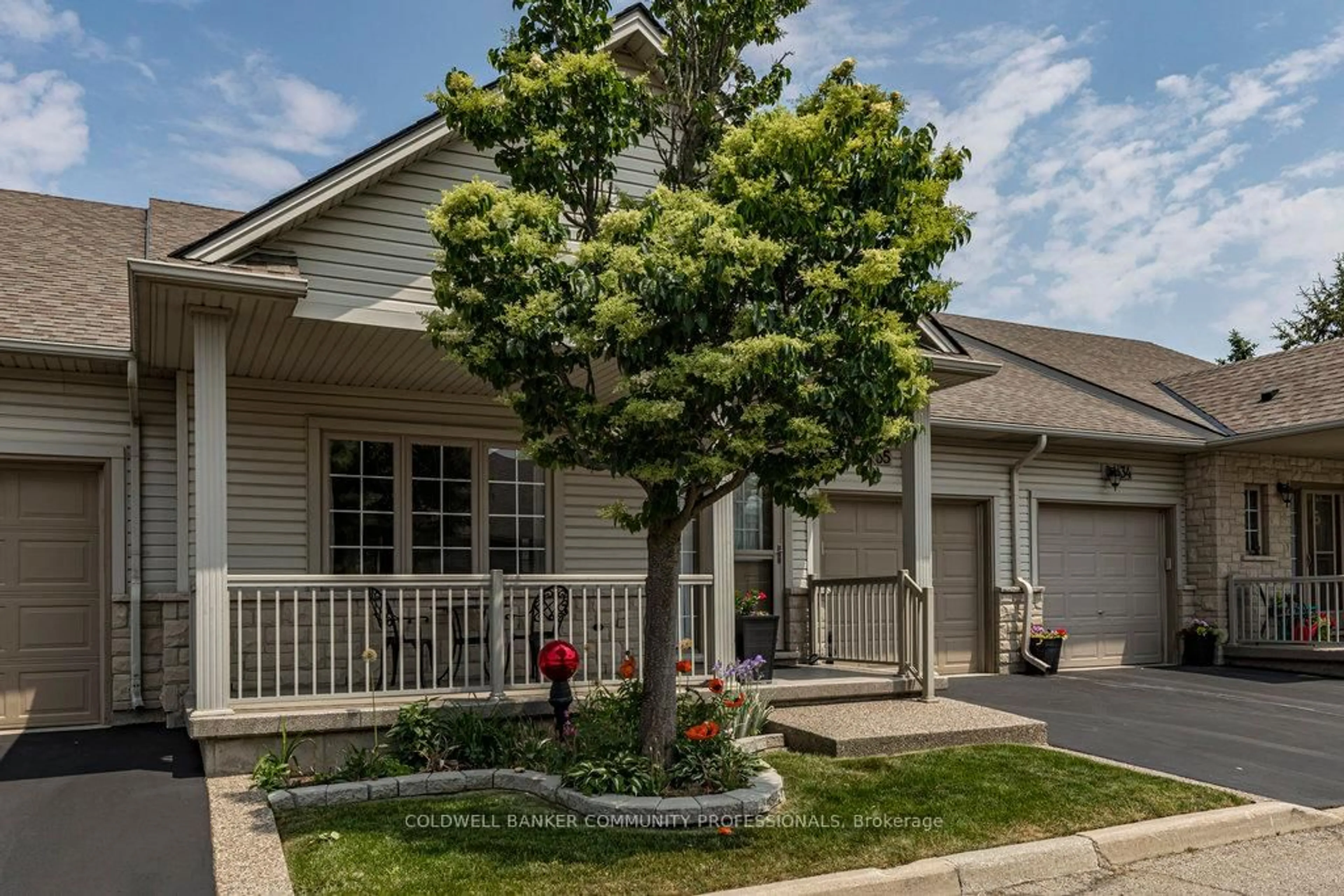 Home with vinyl exterior material, street for 130 Southbrook Dr #35, Hamilton Ontario L0R 1C0