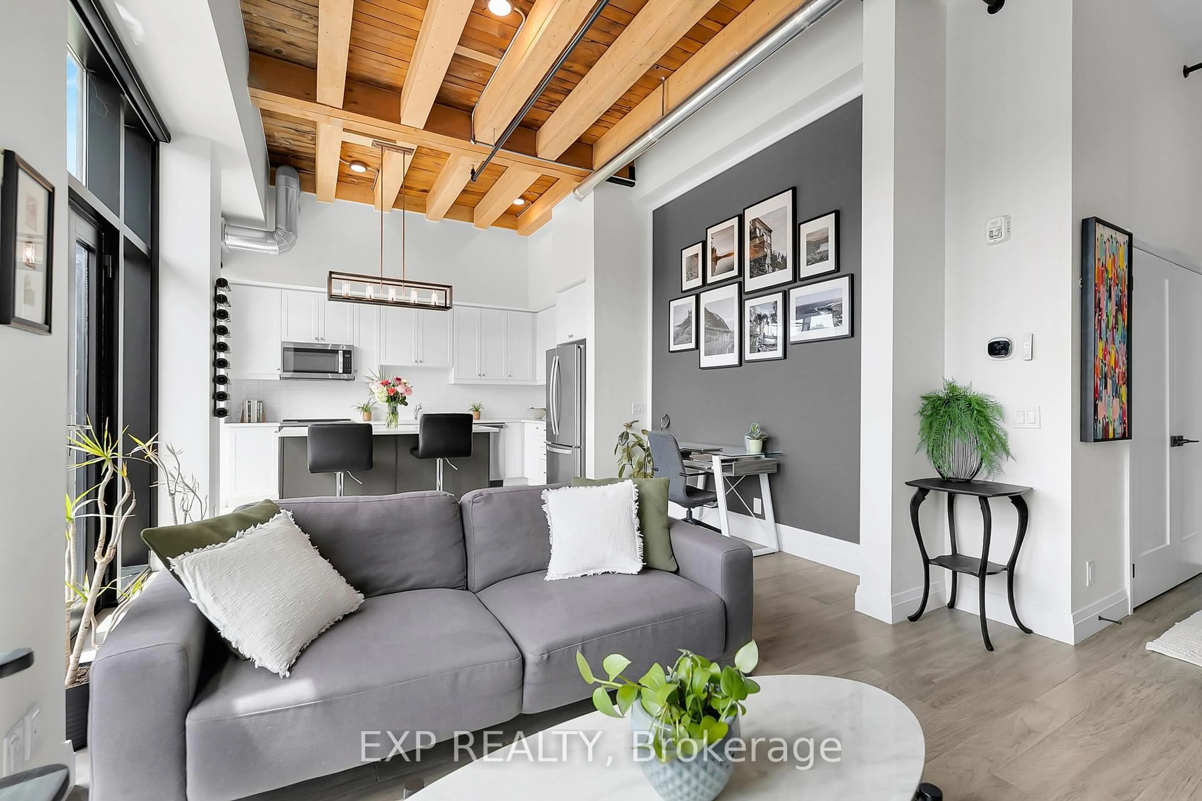 Living room with furniture, unknown for 19 Guelph Ave #301, Cambridge Ontario N3C 1A2