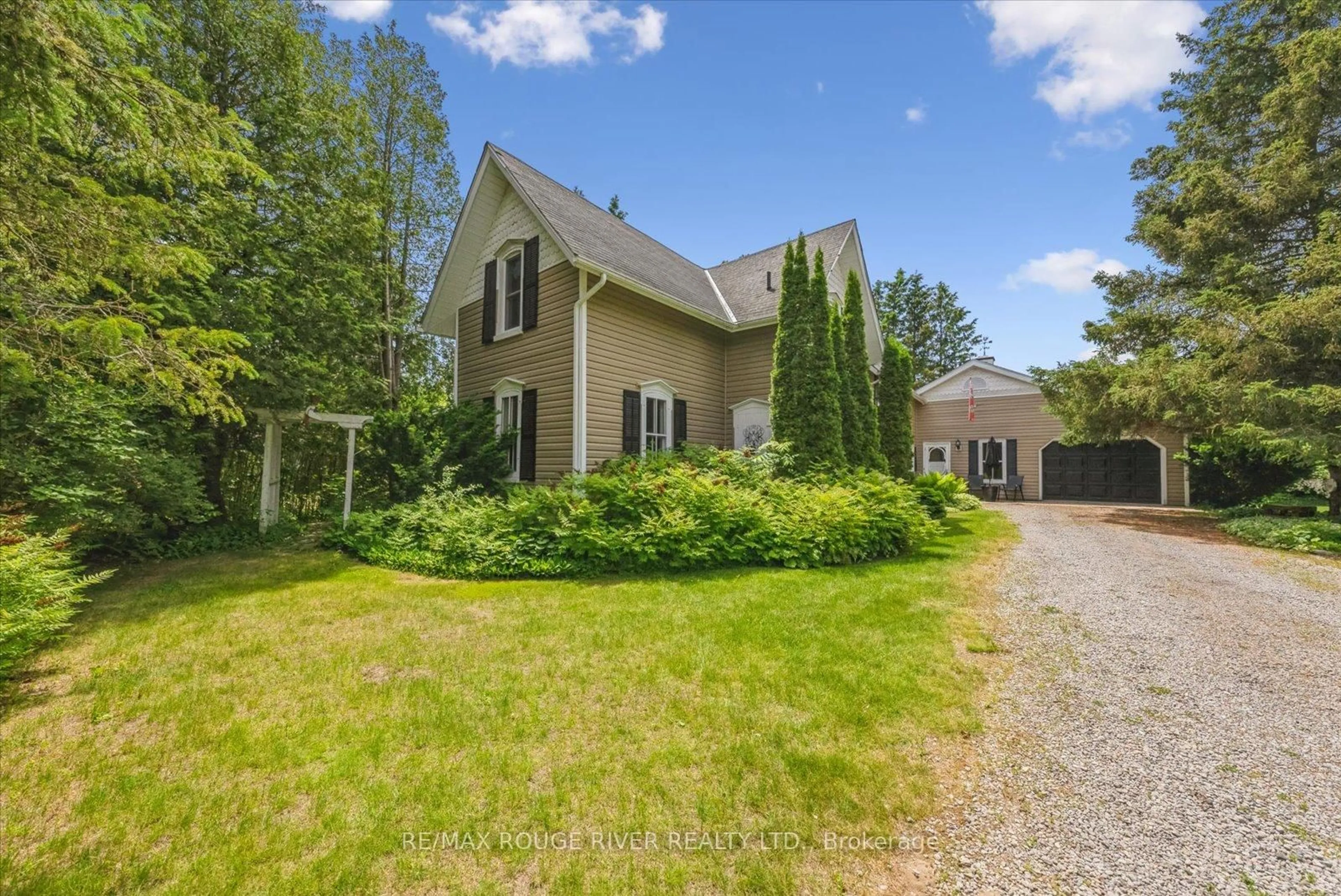 A pic from outside/outdoor area/front of a property/back of a property/a pic from drone, unknown for 112 Cedar St, Cramahe Ontario K0K 1M0
