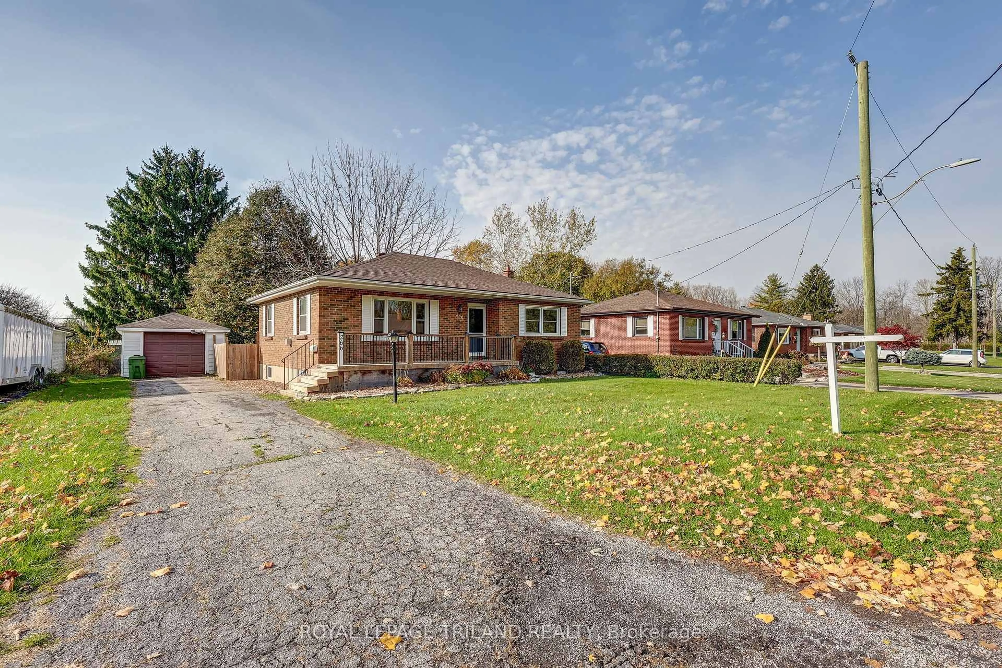 Home with brick exterior material, street for 266 ALMA St, St. Thomas Ontario N5P 3B8