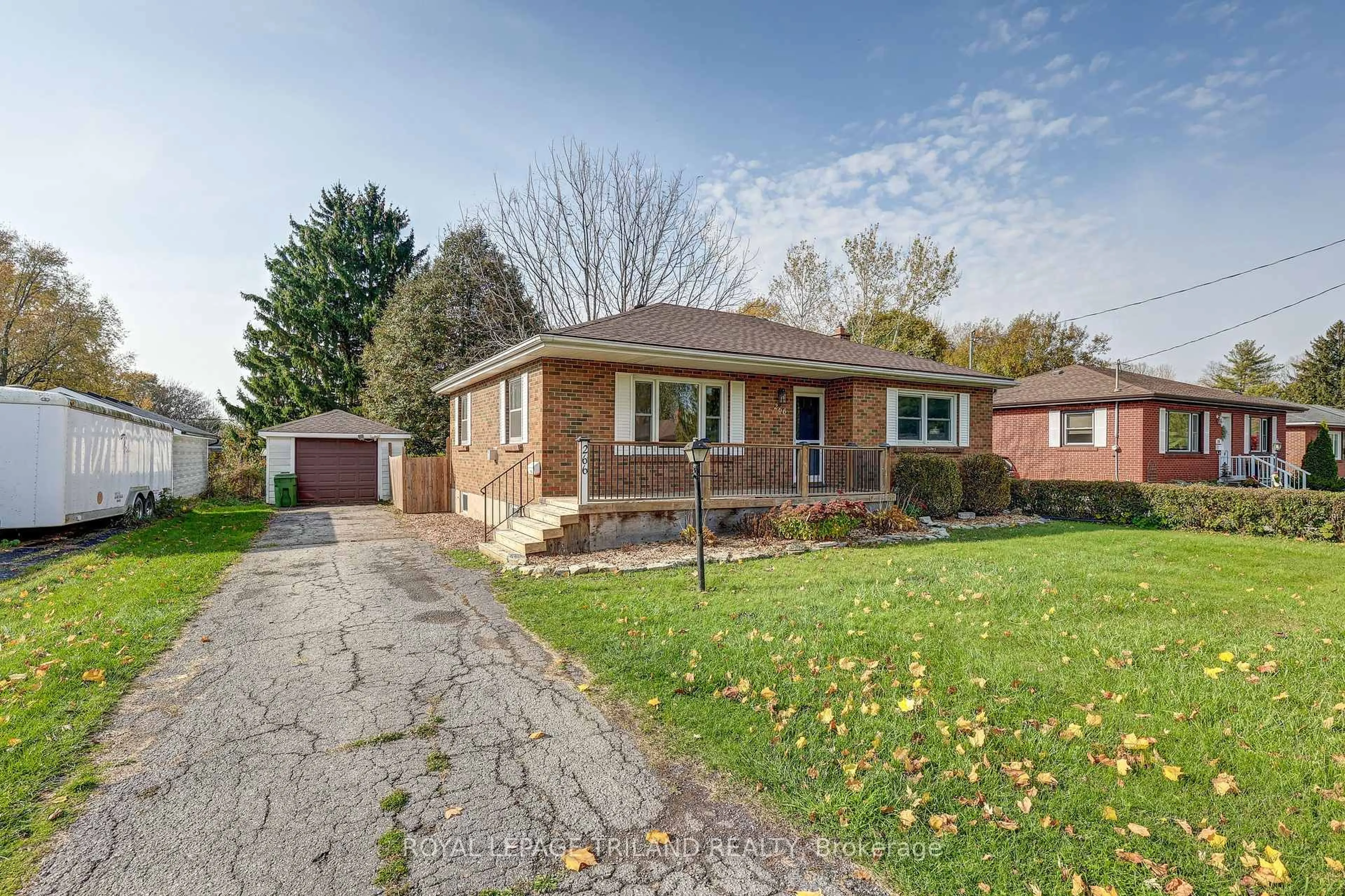 Home with brick exterior material, street for 266 ALMA St, St. Thomas Ontario N5P 3B8