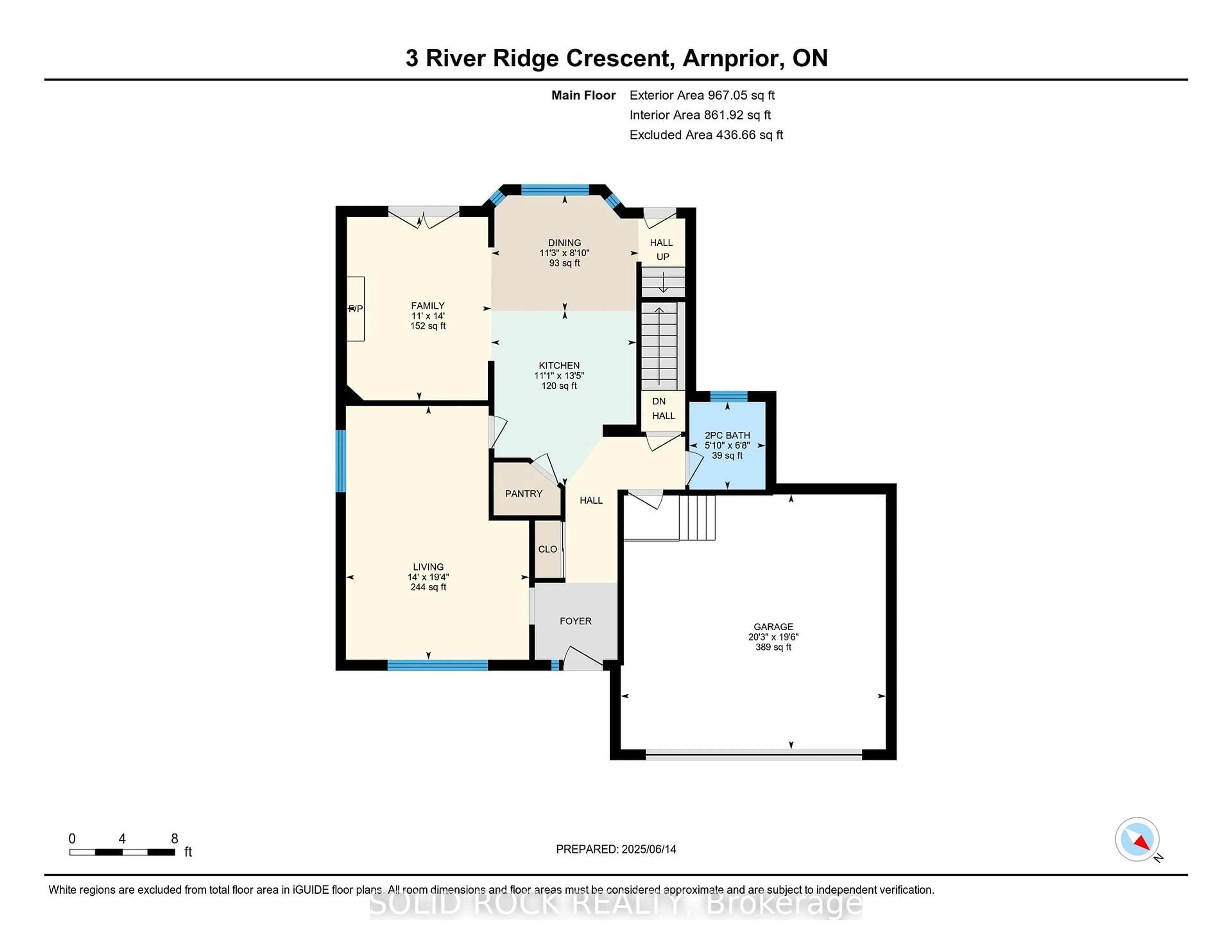 Floor plan for 3 River Ridge Cres, Arnprior Ontario K7S 3W1