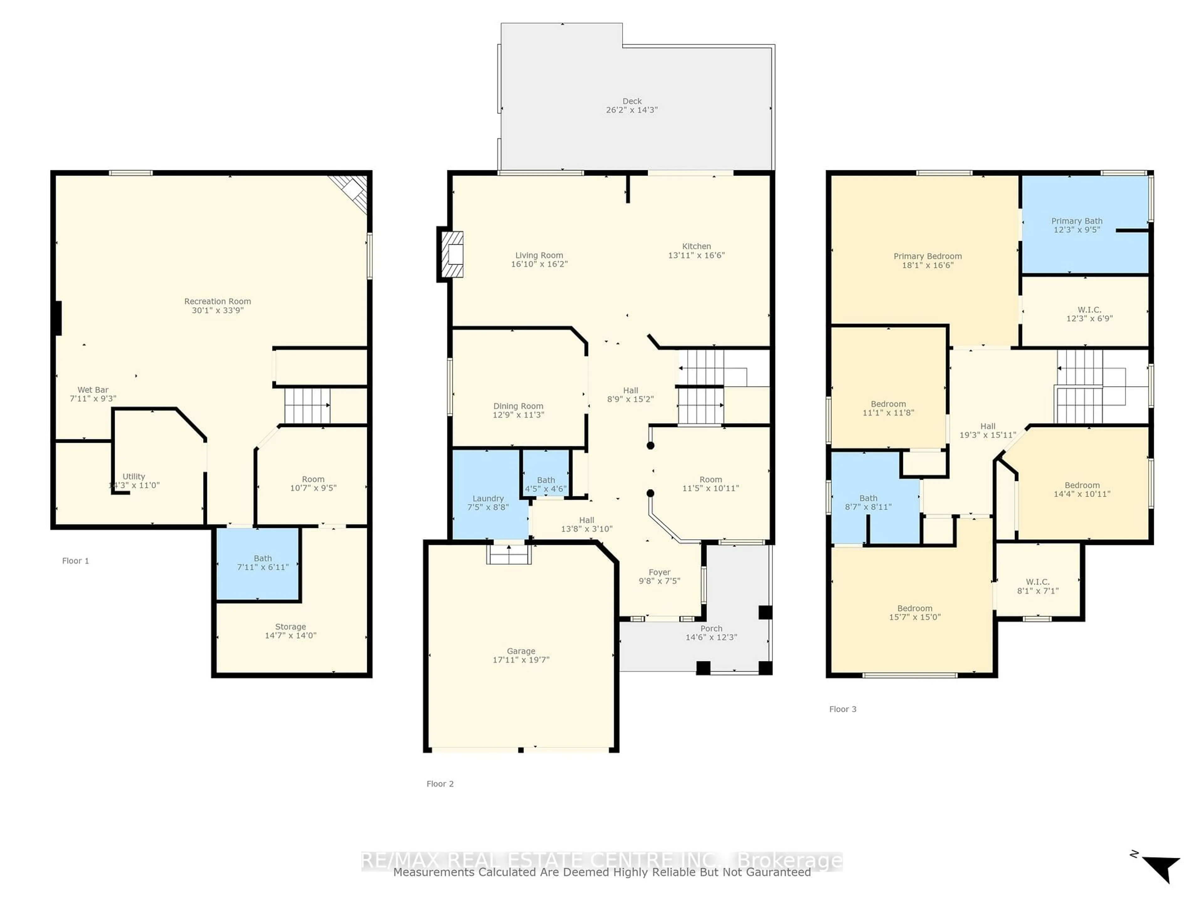 Floor plan for 319 Robert Ferrie Dr, Kitchener Ontario N2P 2Y7