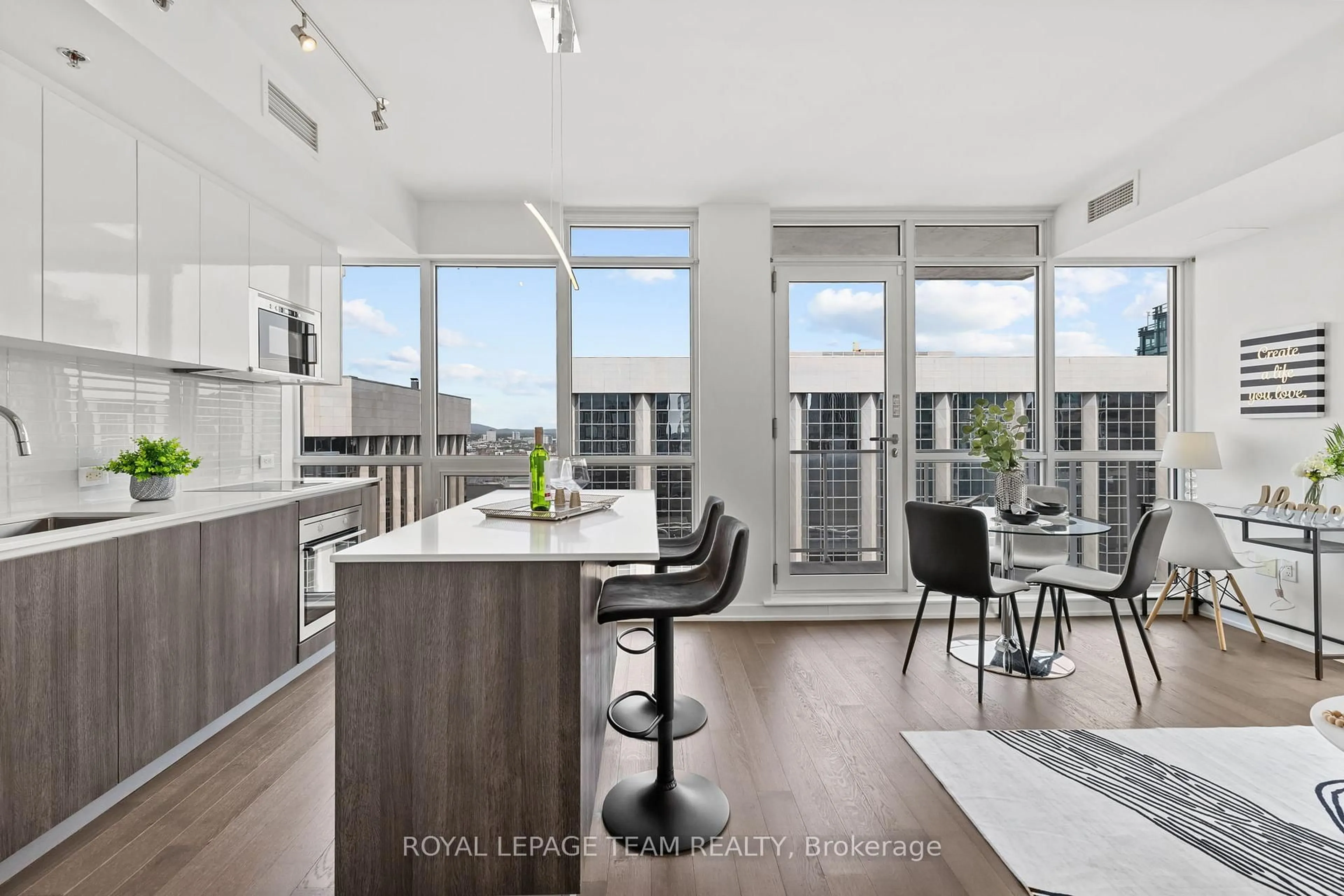 Open concept kitchen, unknown for 199 Slater St #2017, Ottawa Ontario K1P 0C8