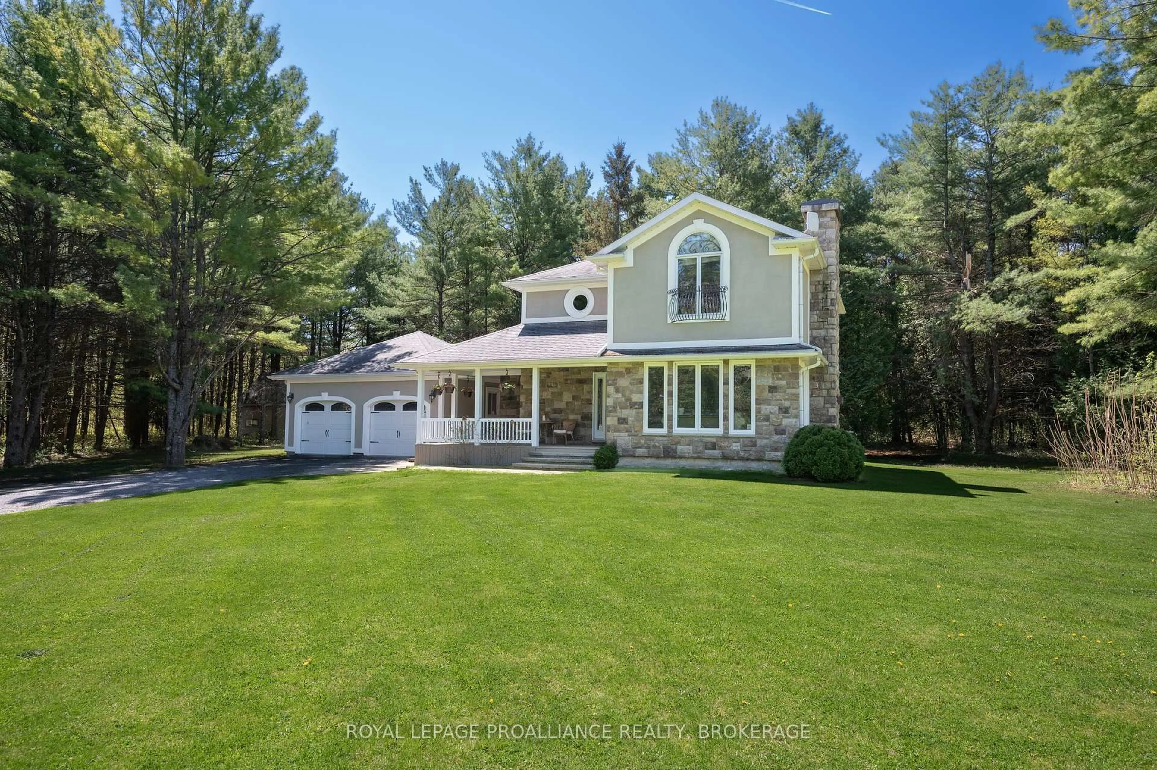 A pic from outside/outdoor area/front of a property/back of a property/a pic from drone, street for 1800 Radage Rd, Kingston Ontario K7P 2Y8