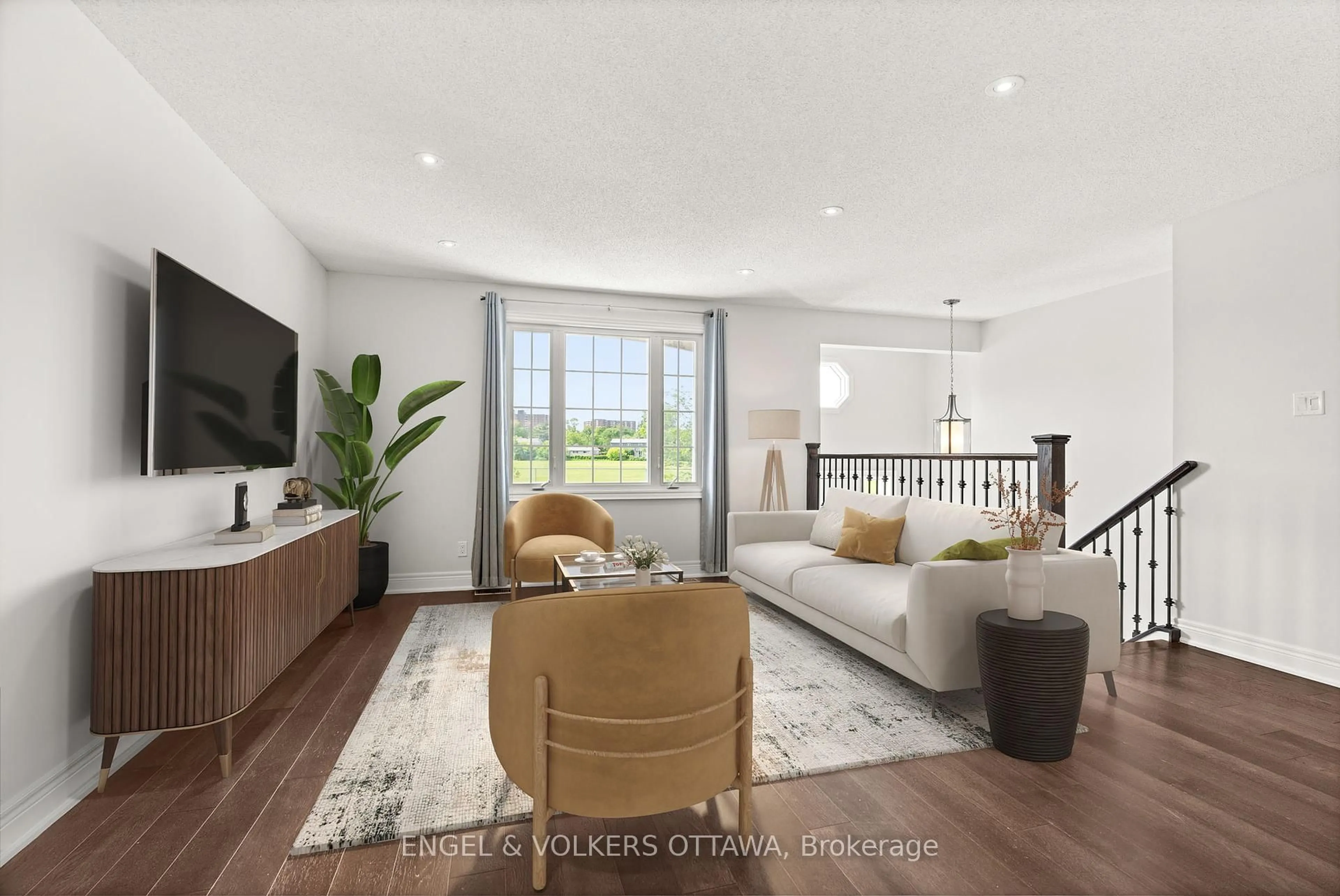 Living room with furniture, unknown for 20 Assiniboine Dr, Ottawa Ontario K2E 5R7