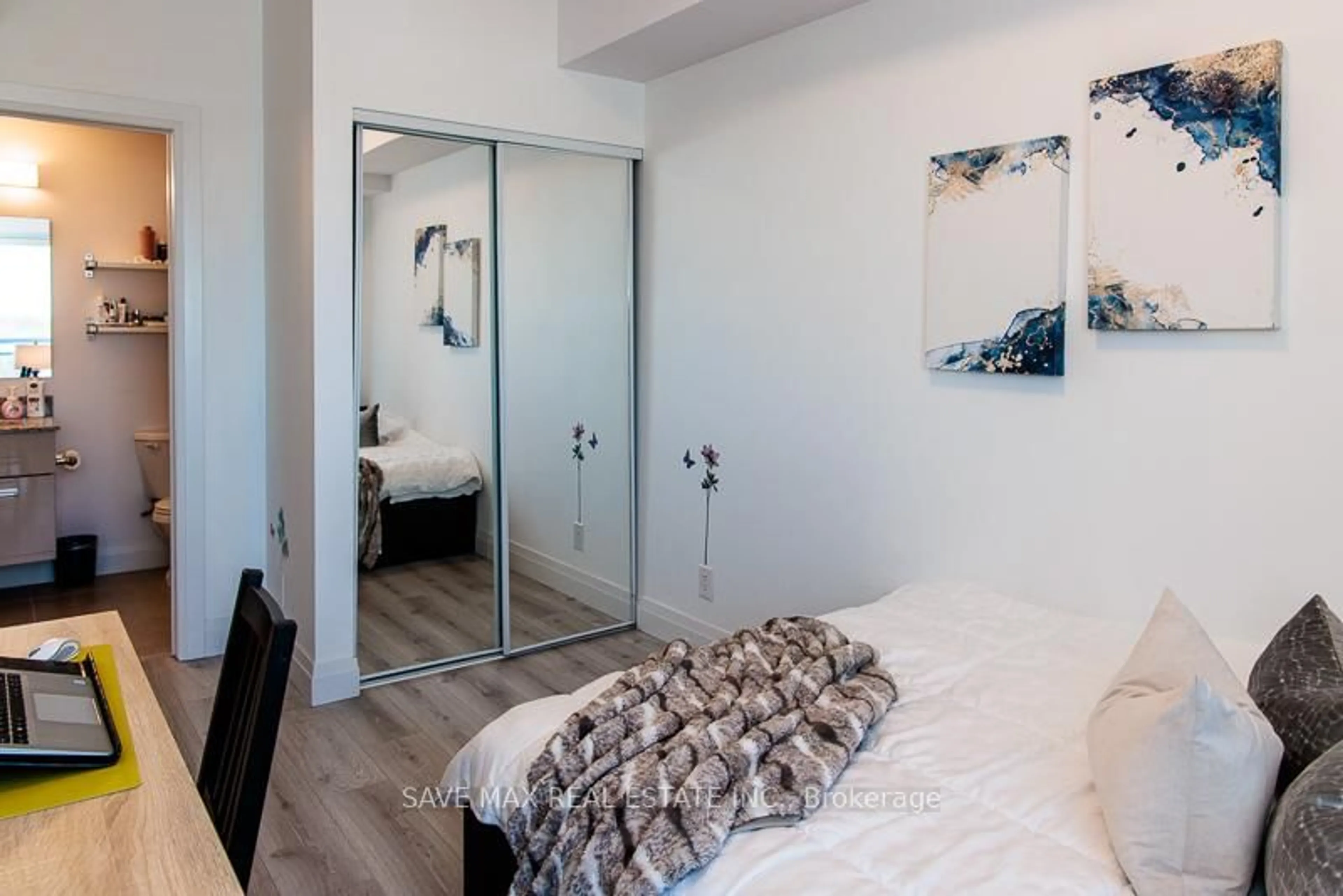 Bedroom with bed, unknown for 652 Princess St #917, Kingston Ontario K7L 1E5