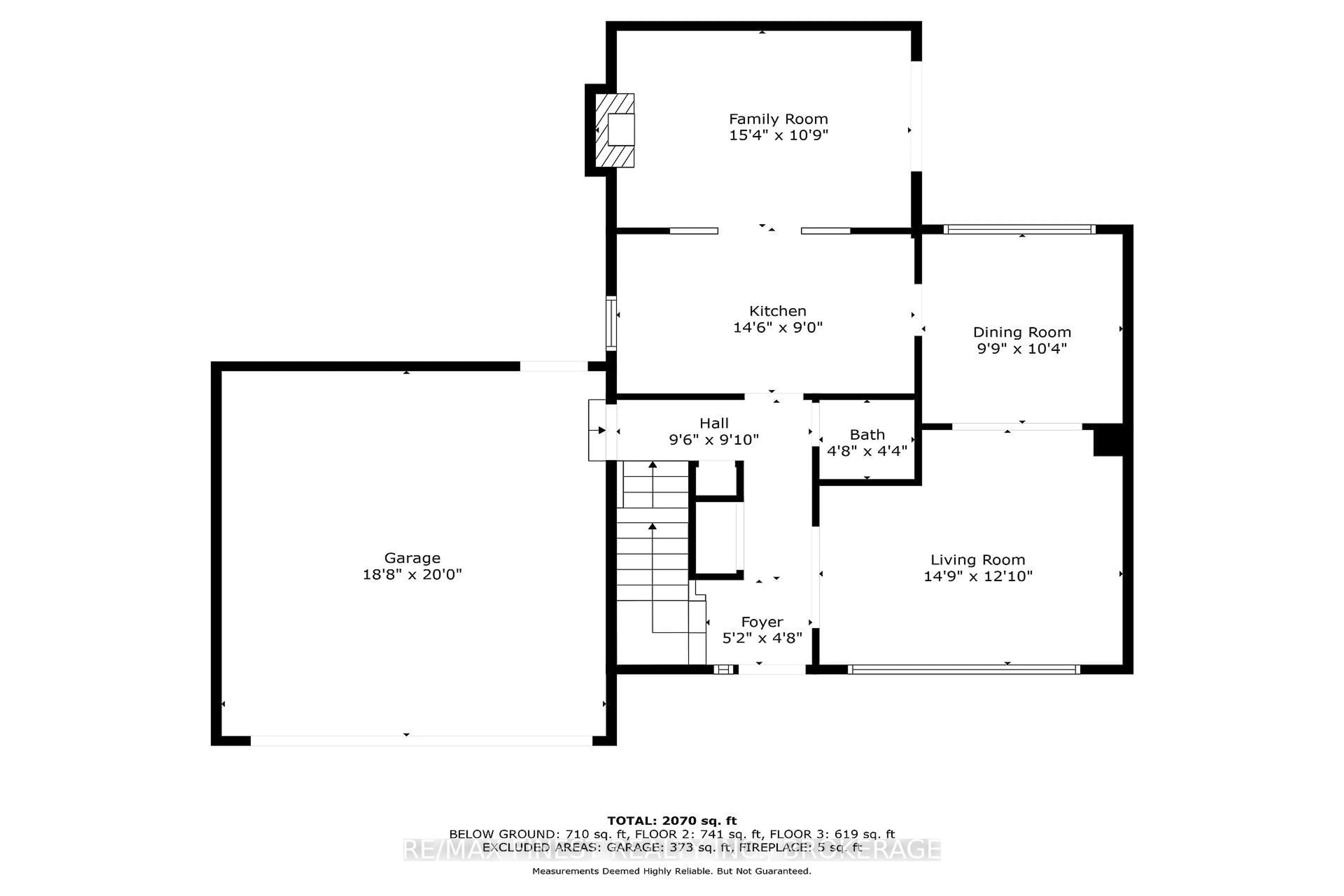 Floor plan for 32 Bonny Lane, Kingston Ontario K7K 6E2