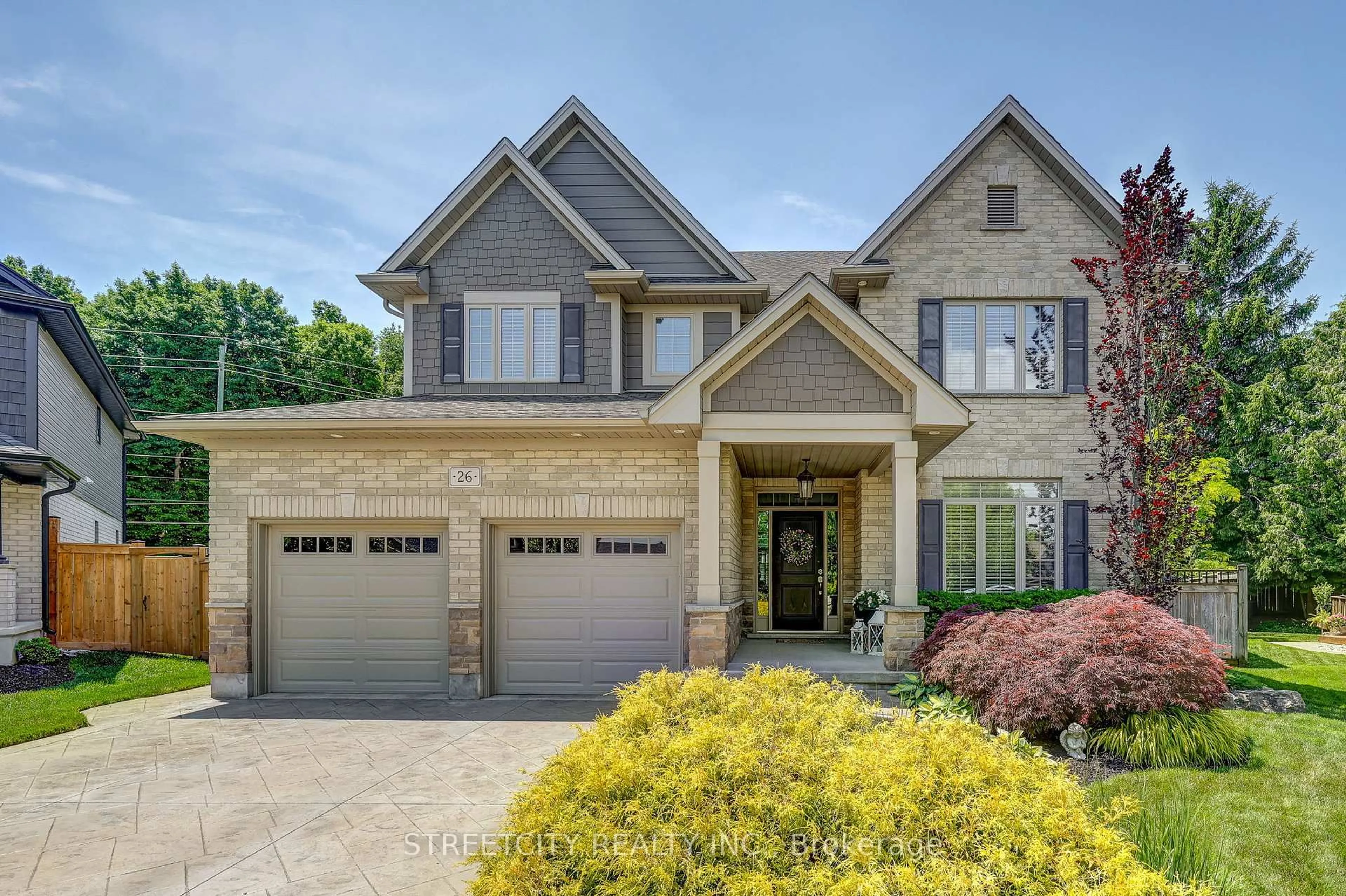 Home with brick exterior material, street for 26 Tanager Pl, St. Thomas Ontario N5R 6K9