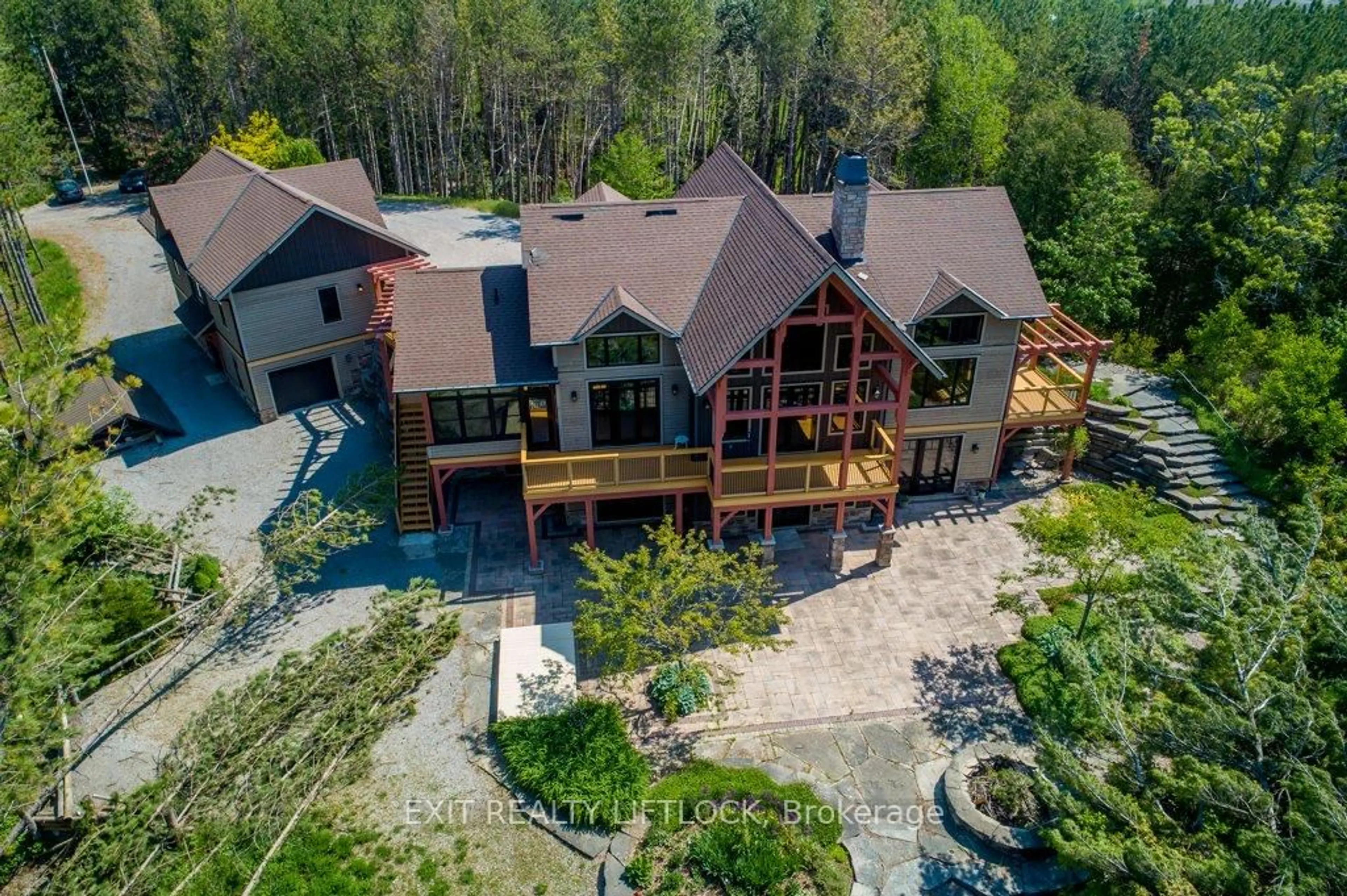A pic from outside/outdoor area/front of a property/back of a property/a pic from drone, unknown for 758 Lifford Rd, Kawartha Lakes Ontario L0A 1A0