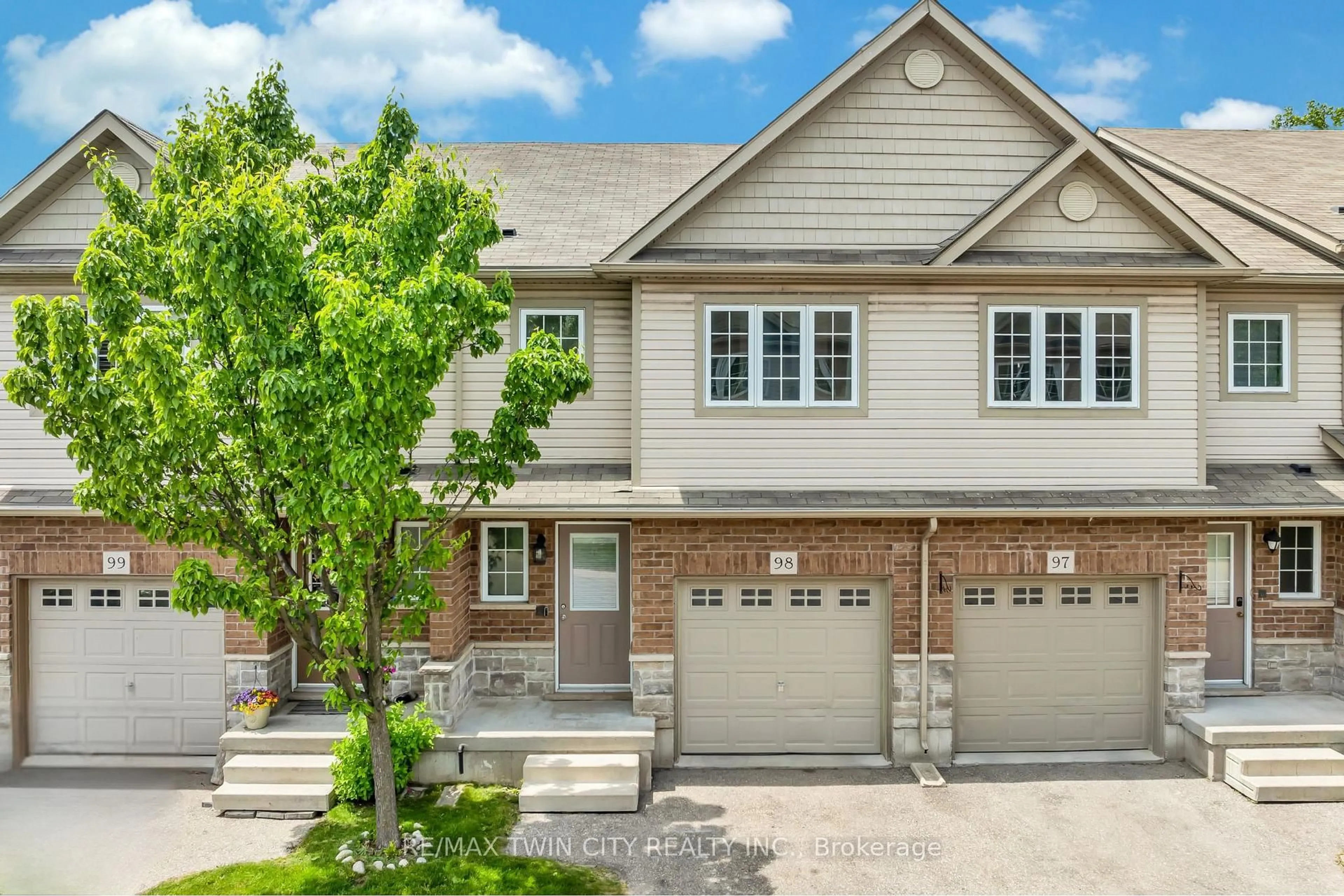 Home with brick exterior material, street for 355 Fisher Mills Rd #98, Cambridge Ontario N3C 4N5