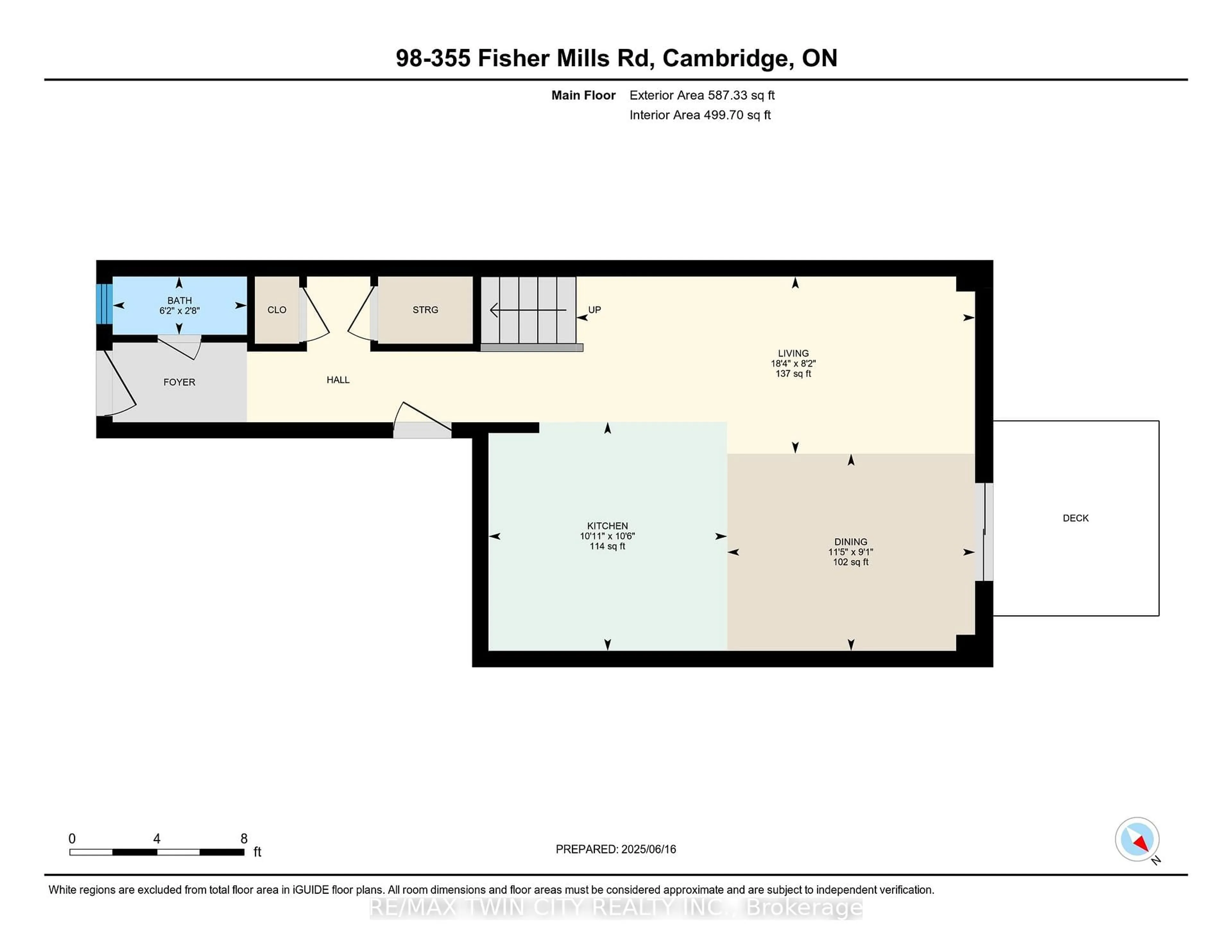 Floor plan for 355 Fisher Mills Rd #98, Cambridge Ontario N3C 4N5
