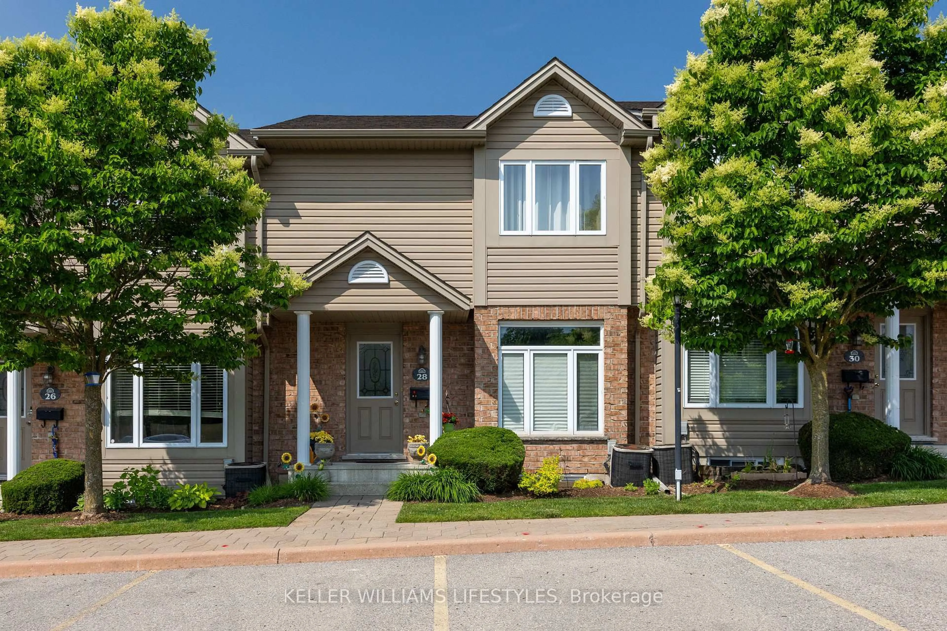 Home with brick exterior material, street for 1320 Savannah Dr #28, London North Ontario N5X 0B7