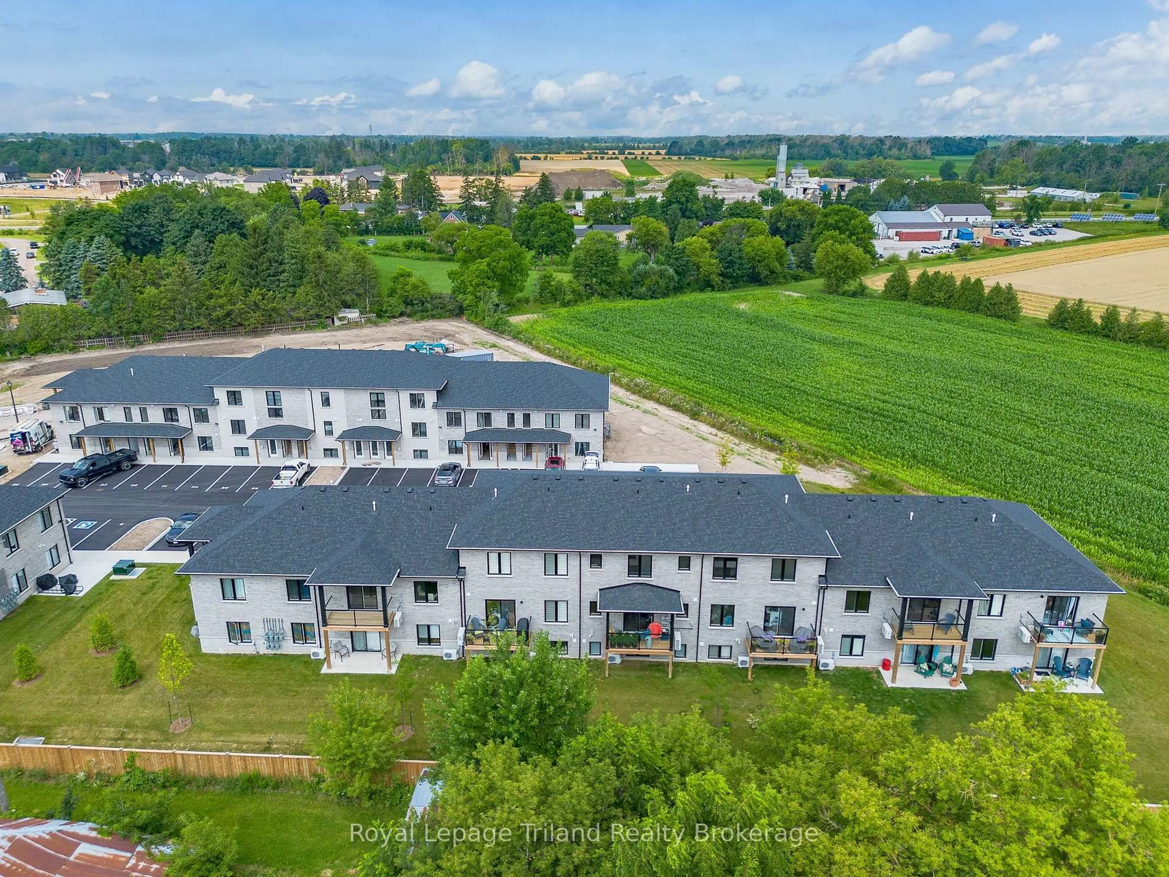 A pic from outside/outdoor area/front of a property/back of a property/a pic from drone, unknown for 3202 VIVIAN LINE 37 Line #14, Stratford Ontario N5A 0K6