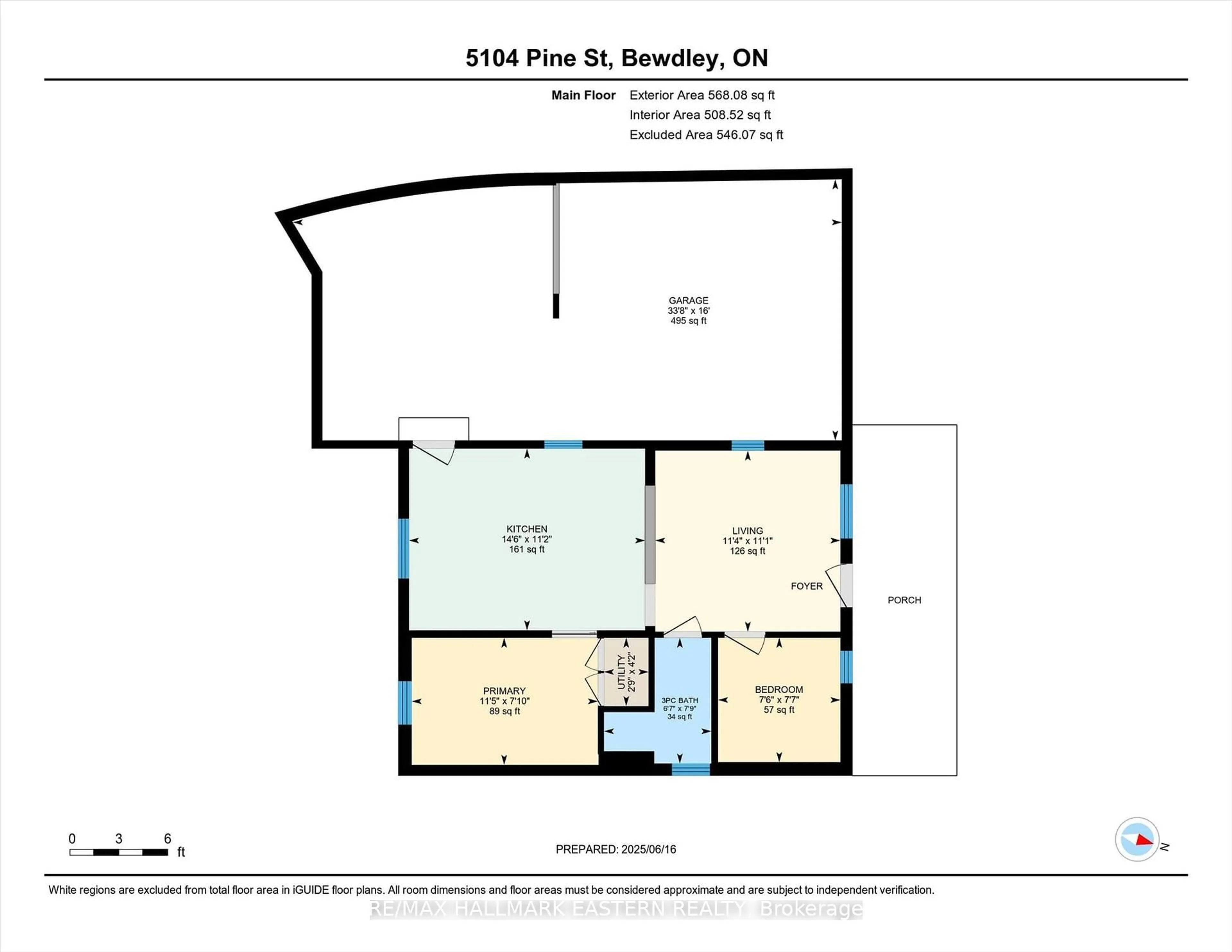 Floor plan for 5104 Pine St, Hamilton Township Ontario K0K 1S0