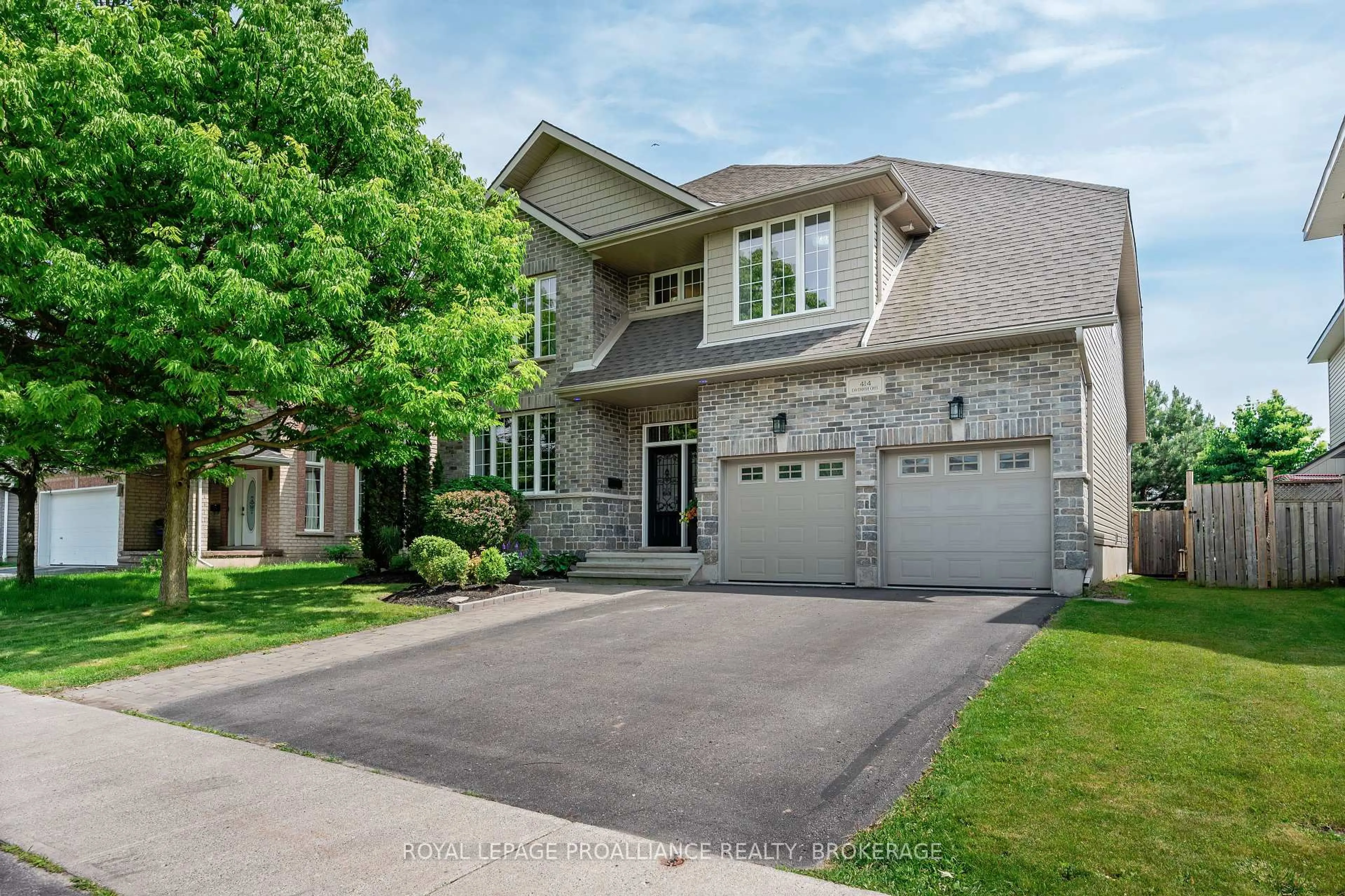 Home with brick exterior material, street for 414 Cavendish Cres, Kingston Ontario K7P 3E3