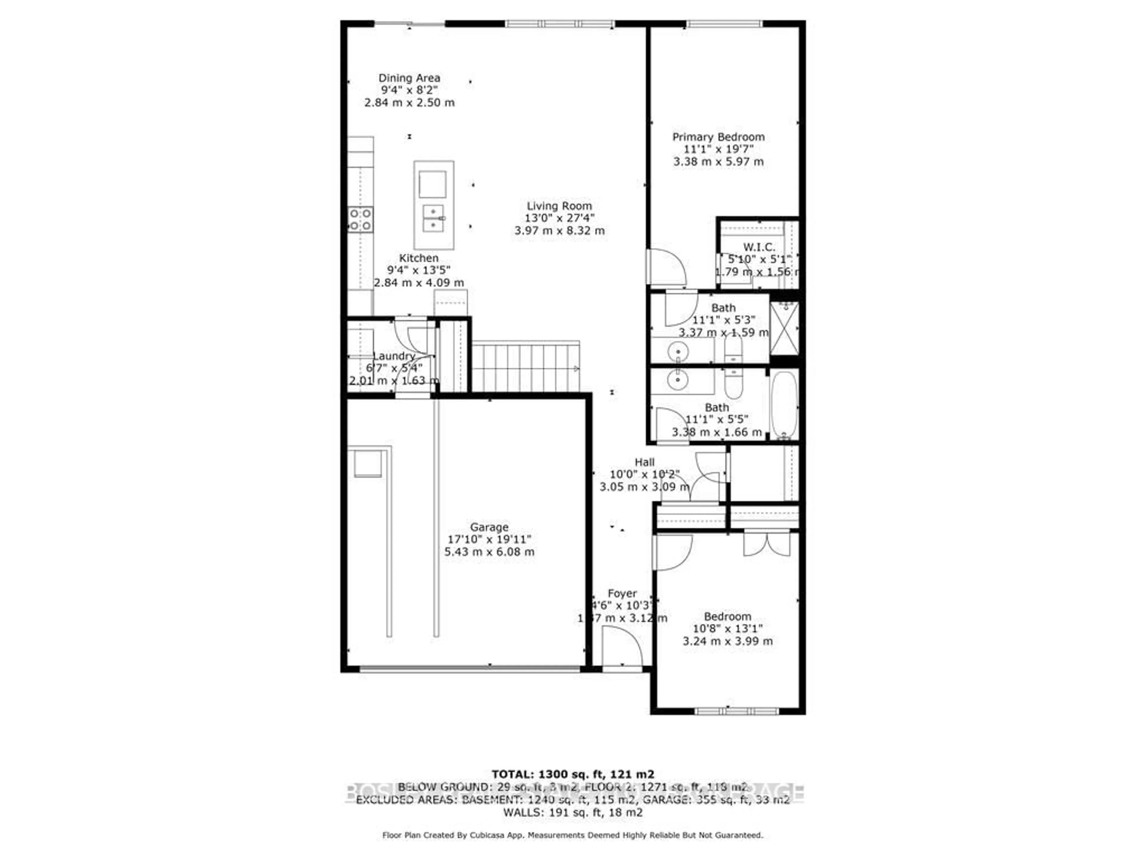 Floor plan for 332 Pelham Rd #8, St. Catharines Ontario L2S 1Y3
