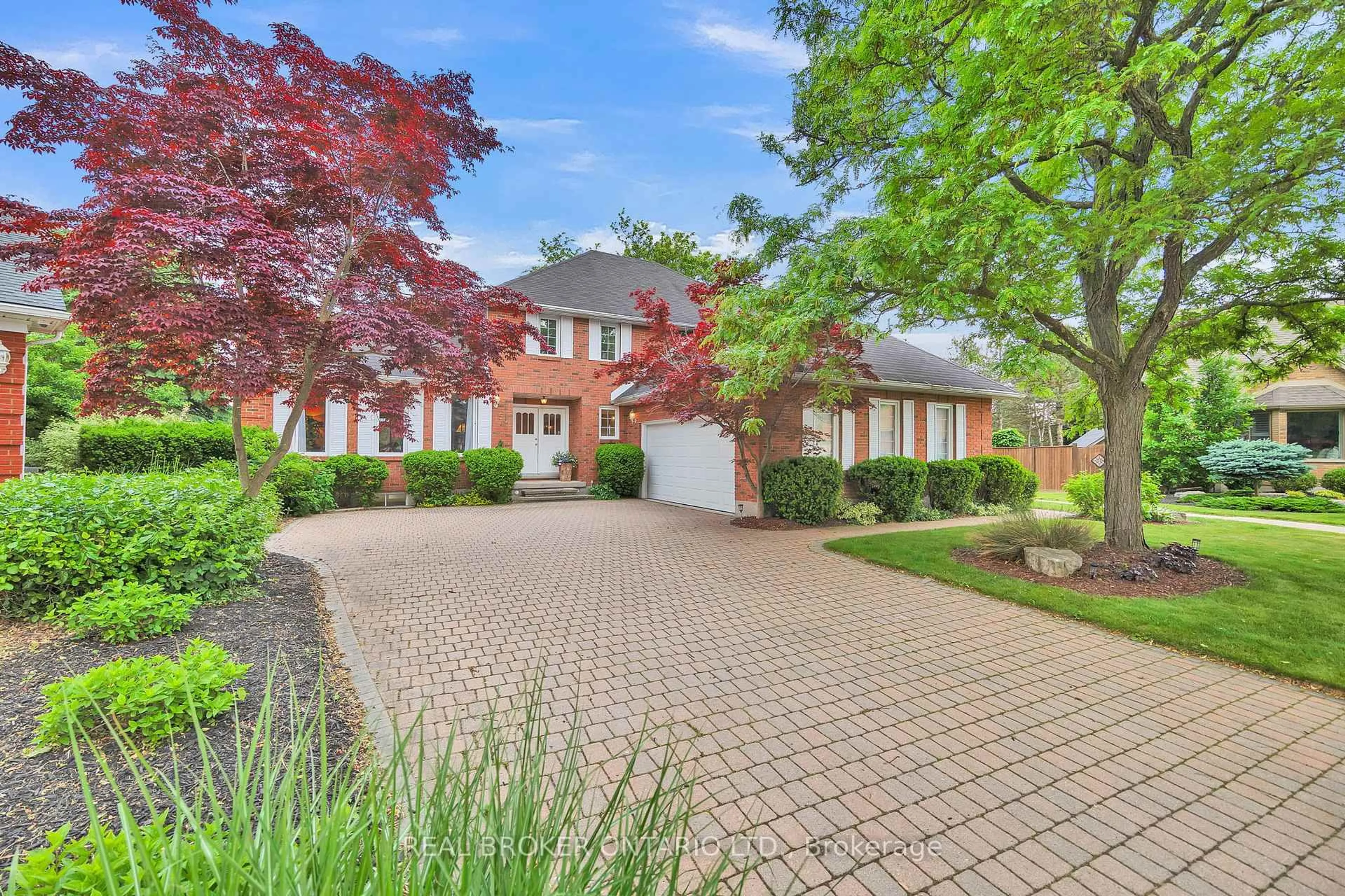 Home with brick exterior material, street for 54 Burnt Ember Crt, Kitchener Ontario N2A 3X4