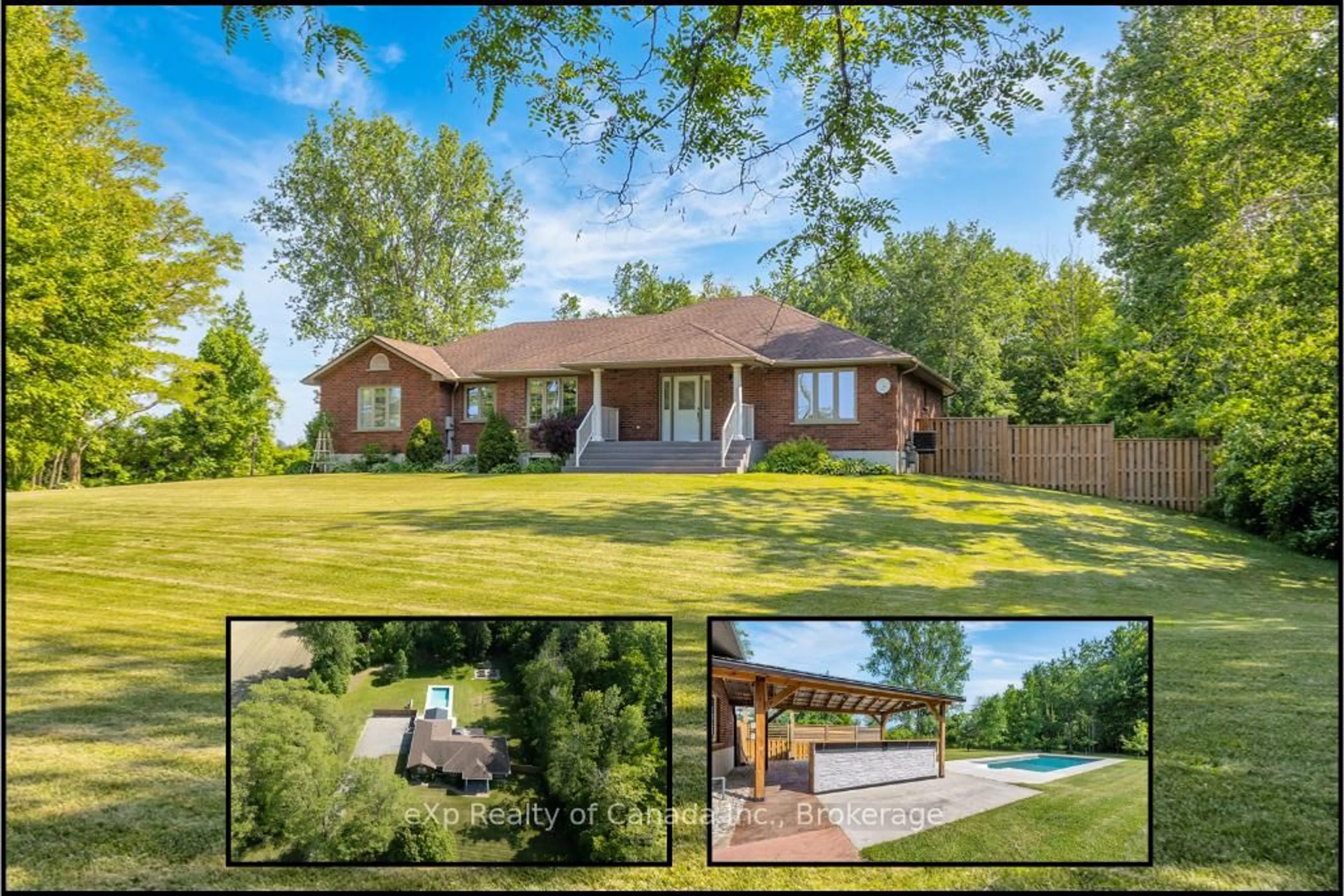 A pic from outside/outdoor area/front of a property/back of a property/a pic from drone, water/lake/river/ocean view for 468 Fairground Rd, Norfolk Ontario N0E 1G0