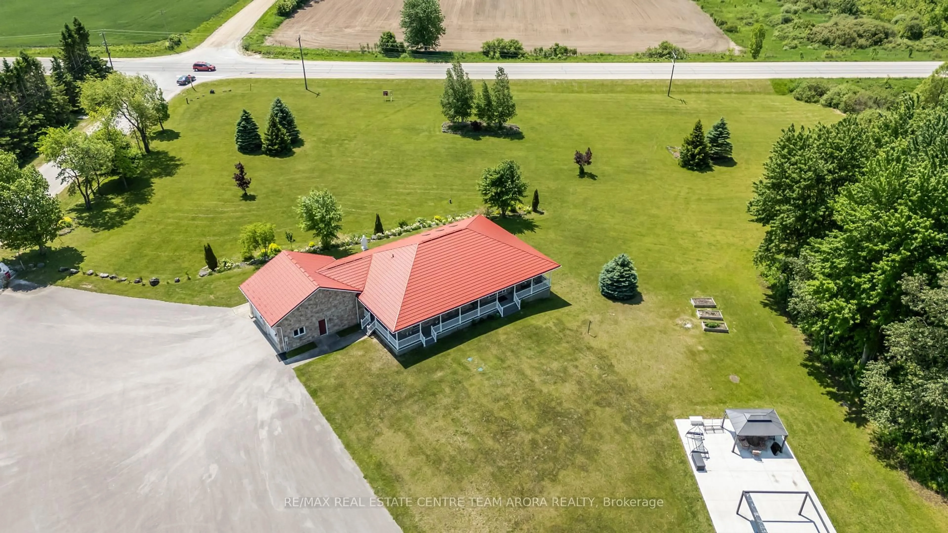 A pic from outside/outdoor area/front of a property/back of a property/a pic from drone, unknown for 541009 Concession Ndr 14 Rd, West Grey Ontario N0G 1L0