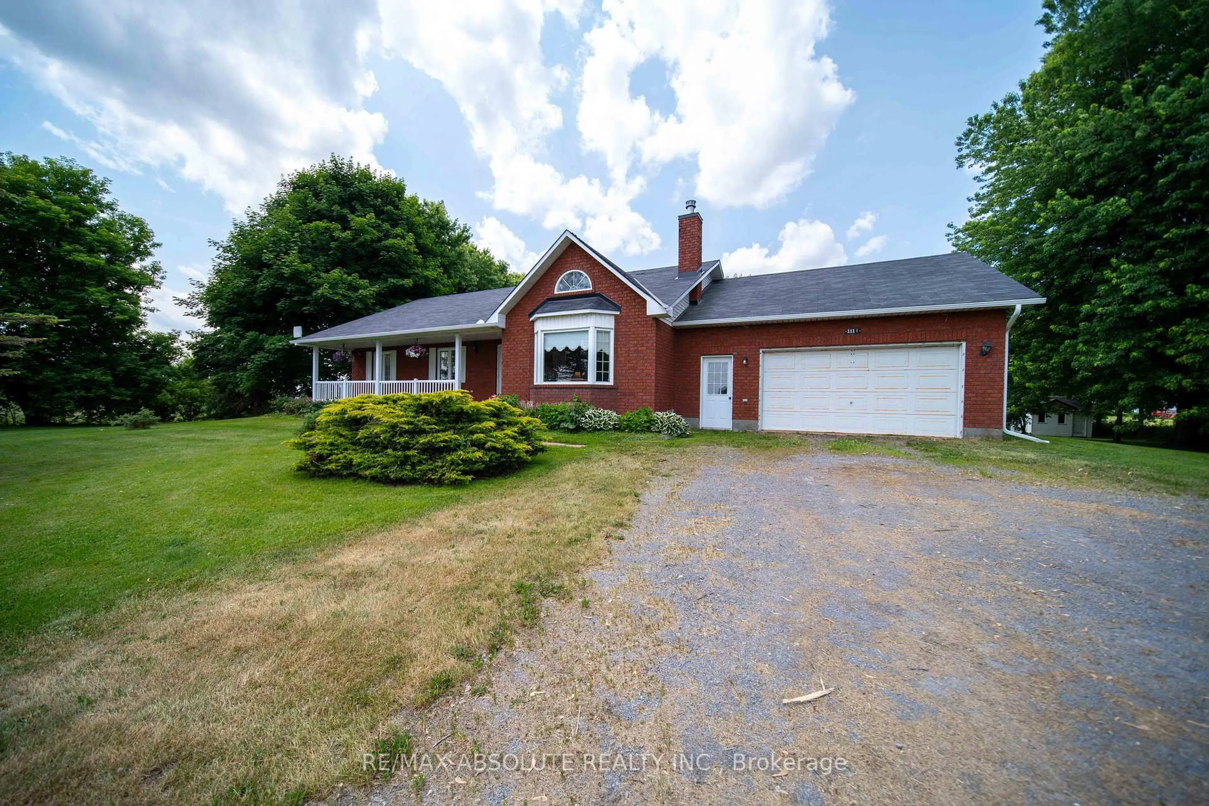 A pic from outside/outdoor area/front of a property/back of a property/a pic from drone, street for 1116 St Albert Rd, Russell Ontario K0A 1W0