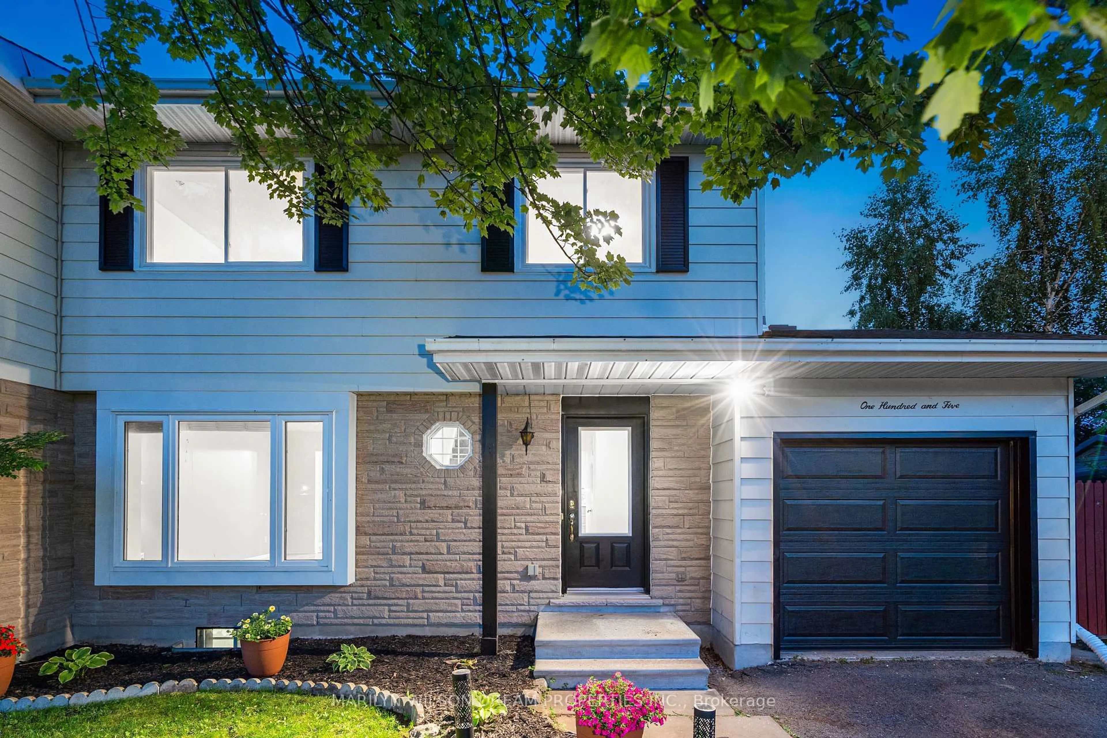 Home with brick exterior material, street for 105 Chartwell Ave, Ottawa Ontario K2G 4C6