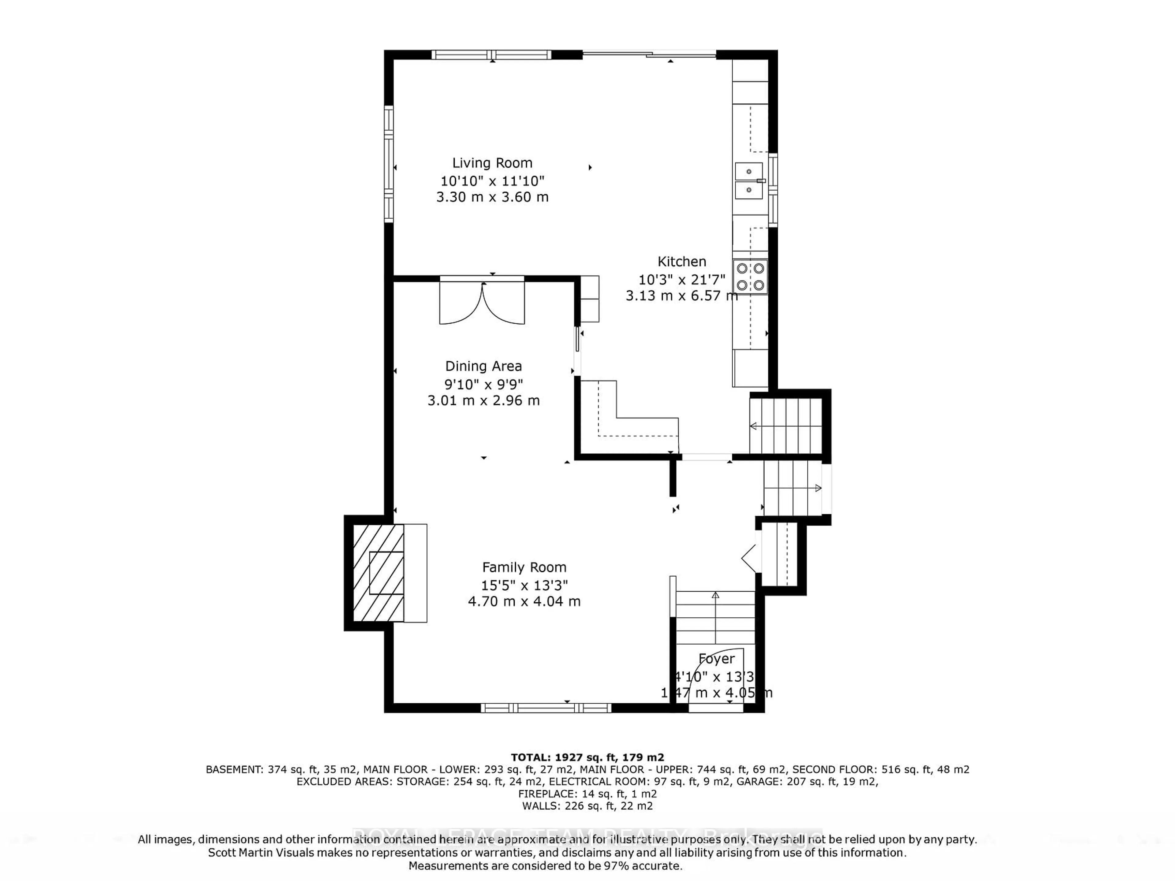 Floor plan for 1166 Castle Hill Cres, Ottawa Ontario K2C 2A8