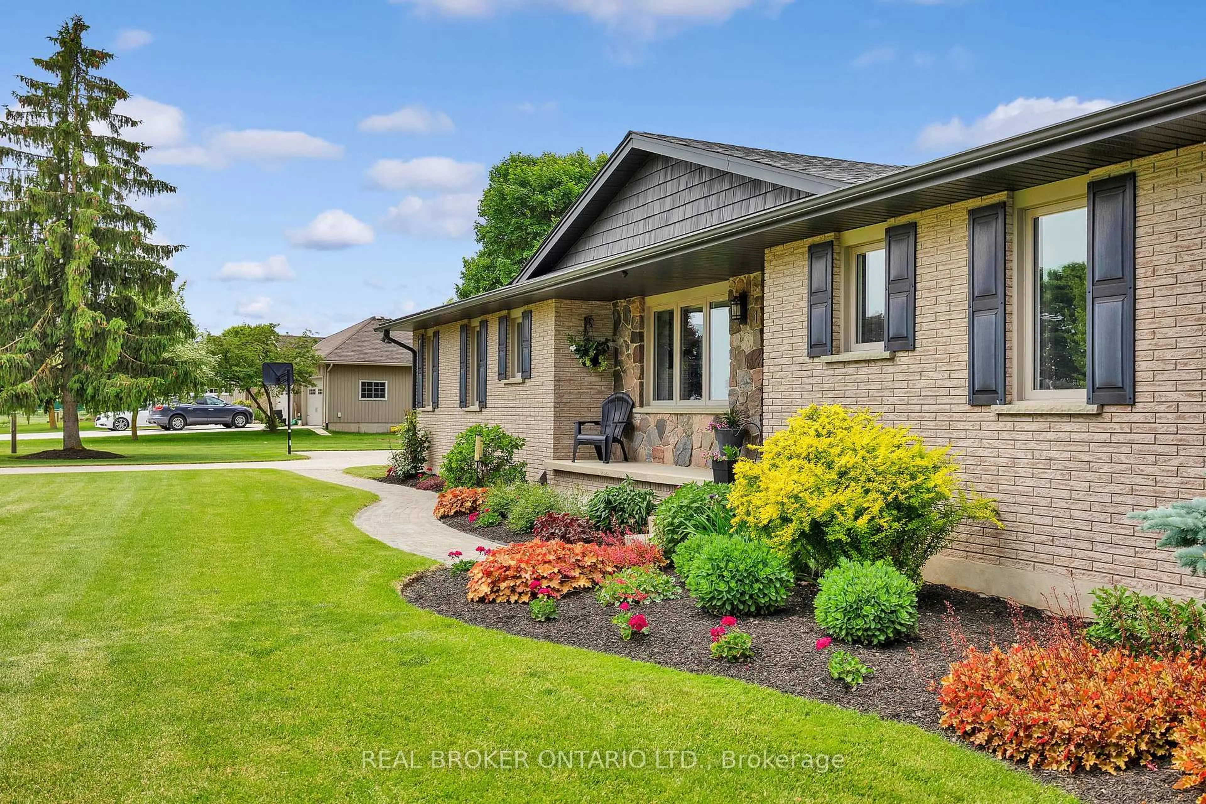 Home with brick exterior material, street for 1 Shantz Pl, Wellesley Ontario N0B 2S0