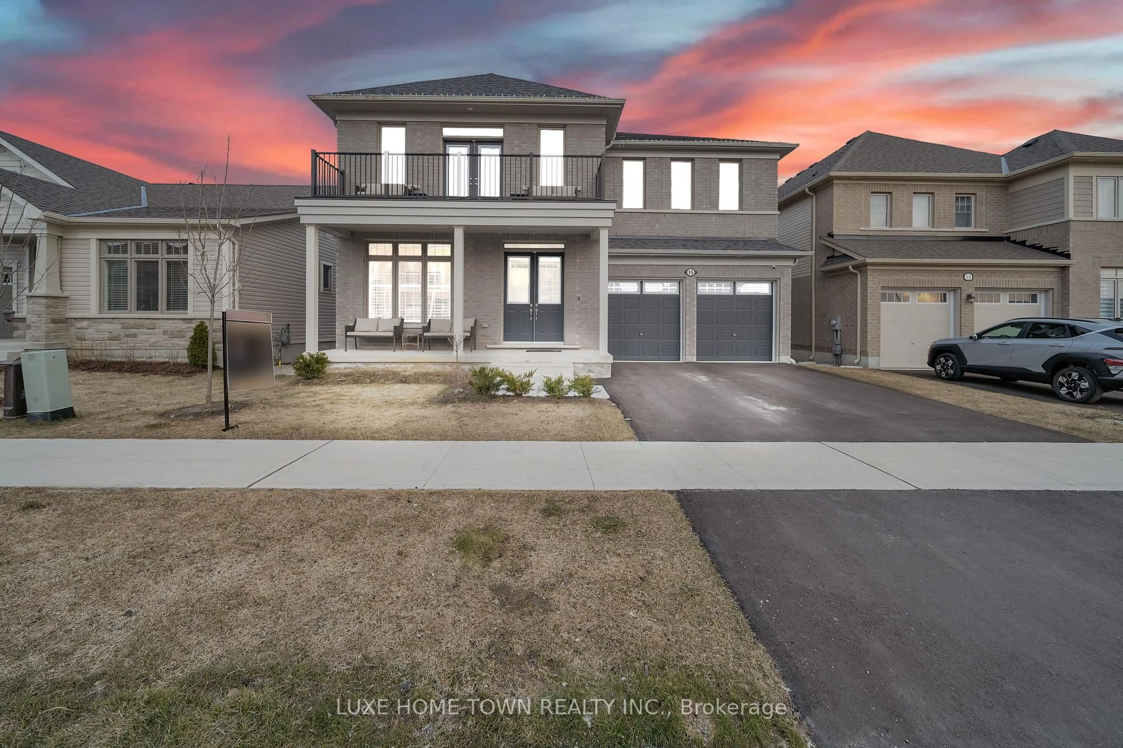 Home with brick exterior material, street for 15 Dass Dr, Centre Wellington Ontario N1M 0J2