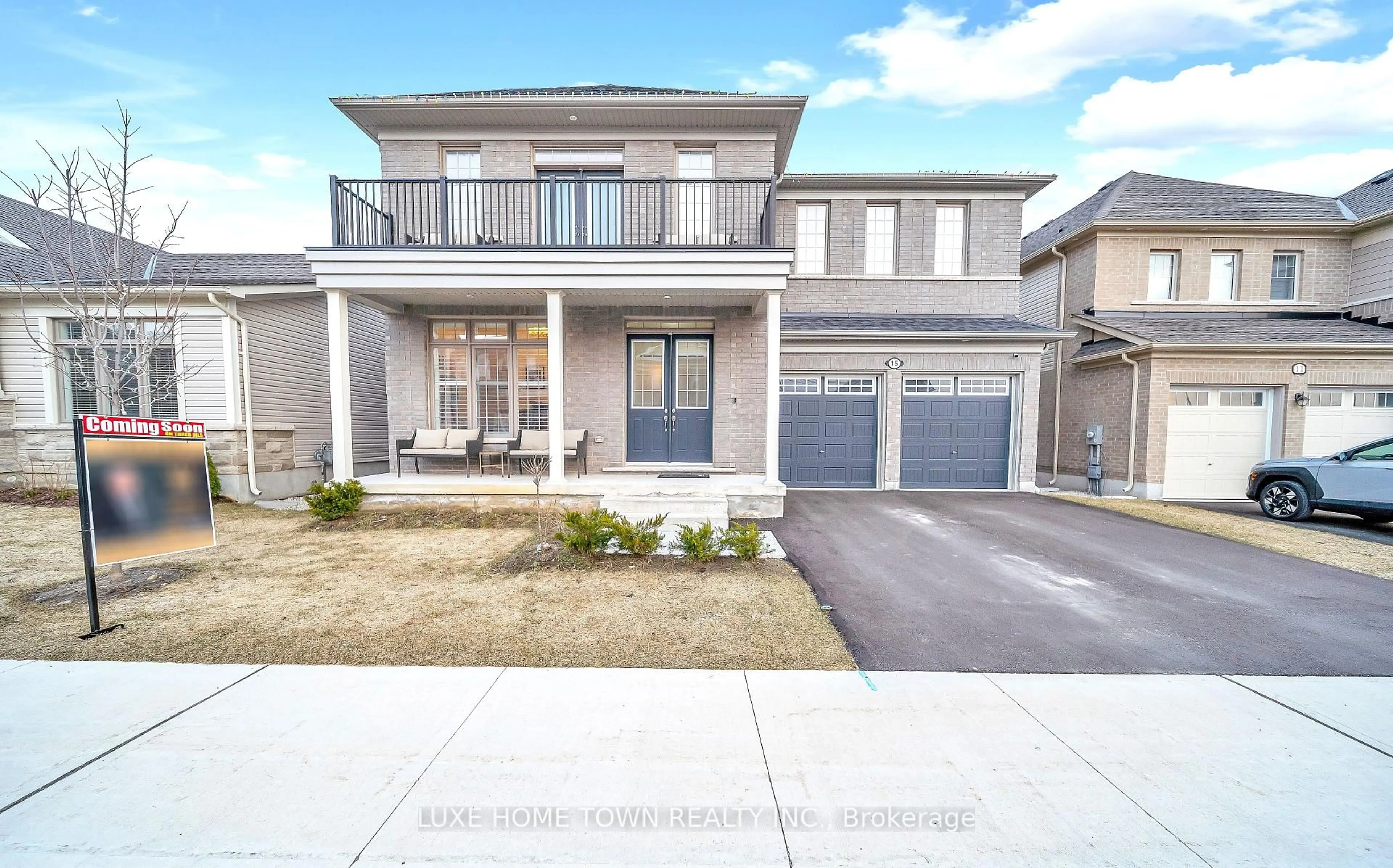 Home with brick exterior material, street for 15 Dass Dr, Centre Wellington Ontario N1M 0J2