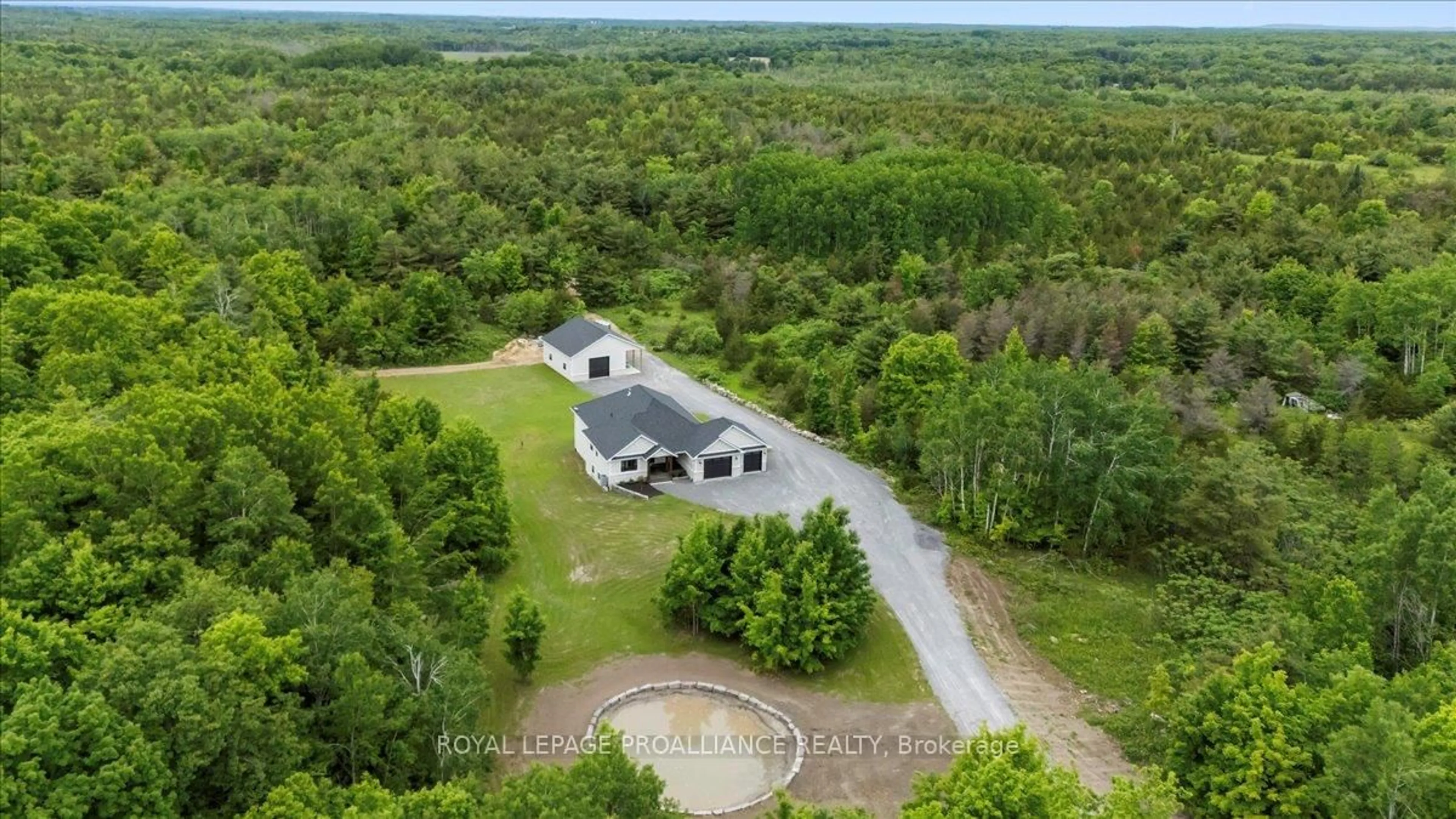 A pic from outside/outdoor area/front of a property/back of a property/a pic from drone, unknown for 99 Post Rd, Shannonville Ontario K0K 3A0