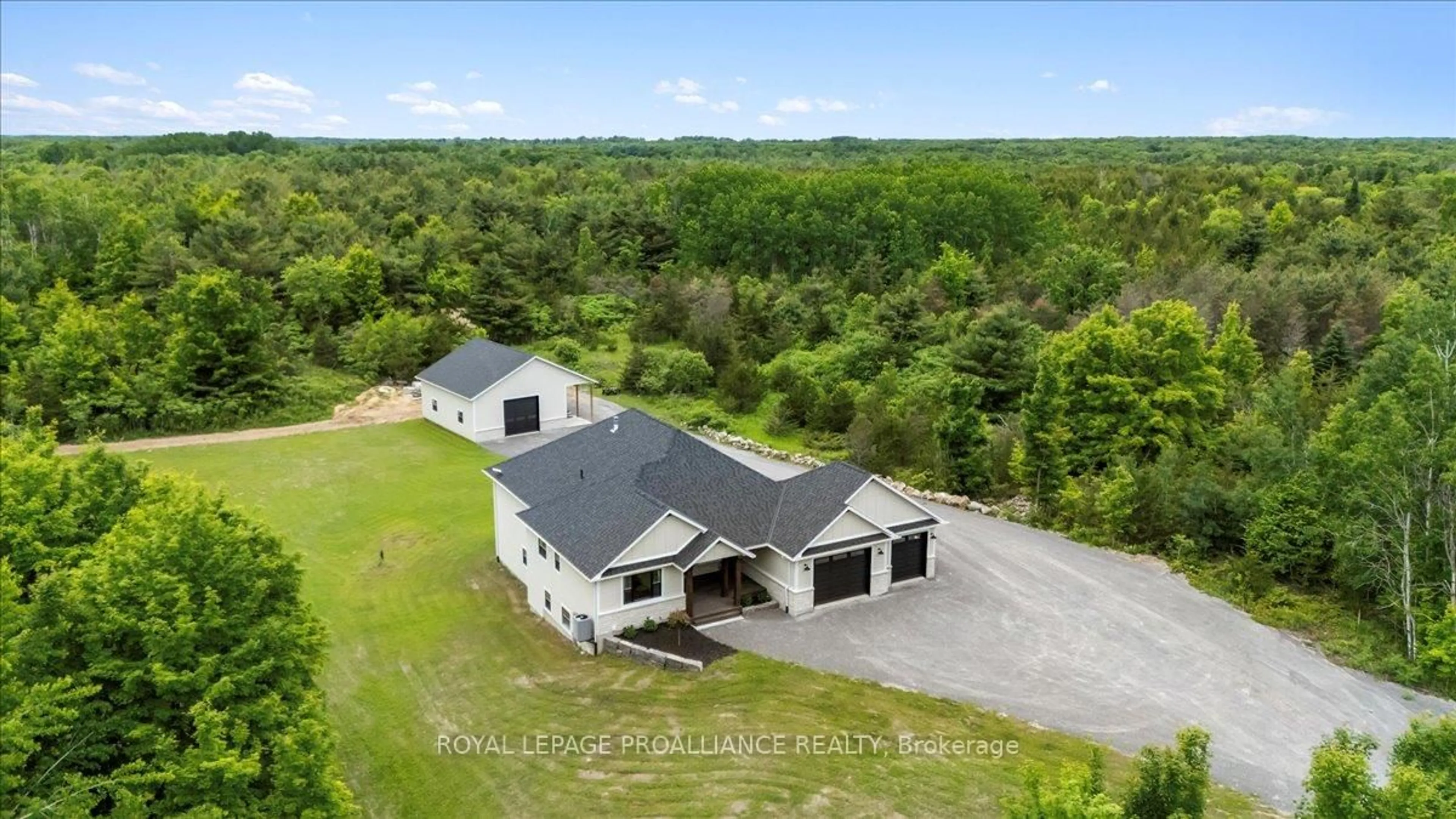 A pic from outside/outdoor area/front of a property/back of a property/a pic from drone, building for 99 Post Rd, Shannonville Ontario K0K 3A0