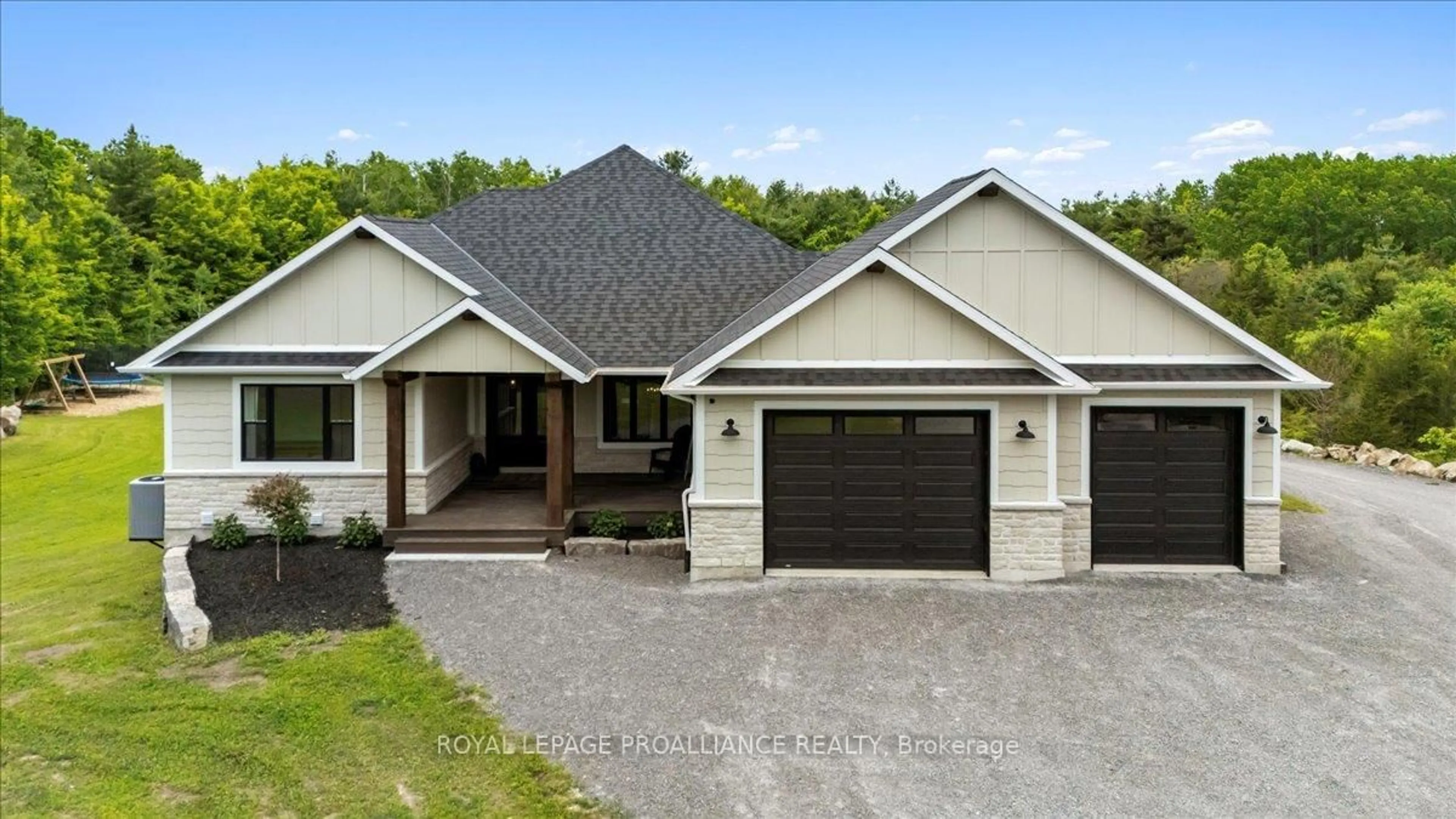 Home with vinyl exterior material, street for 99 Post Rd, Shannonville Ontario K0K 3A0