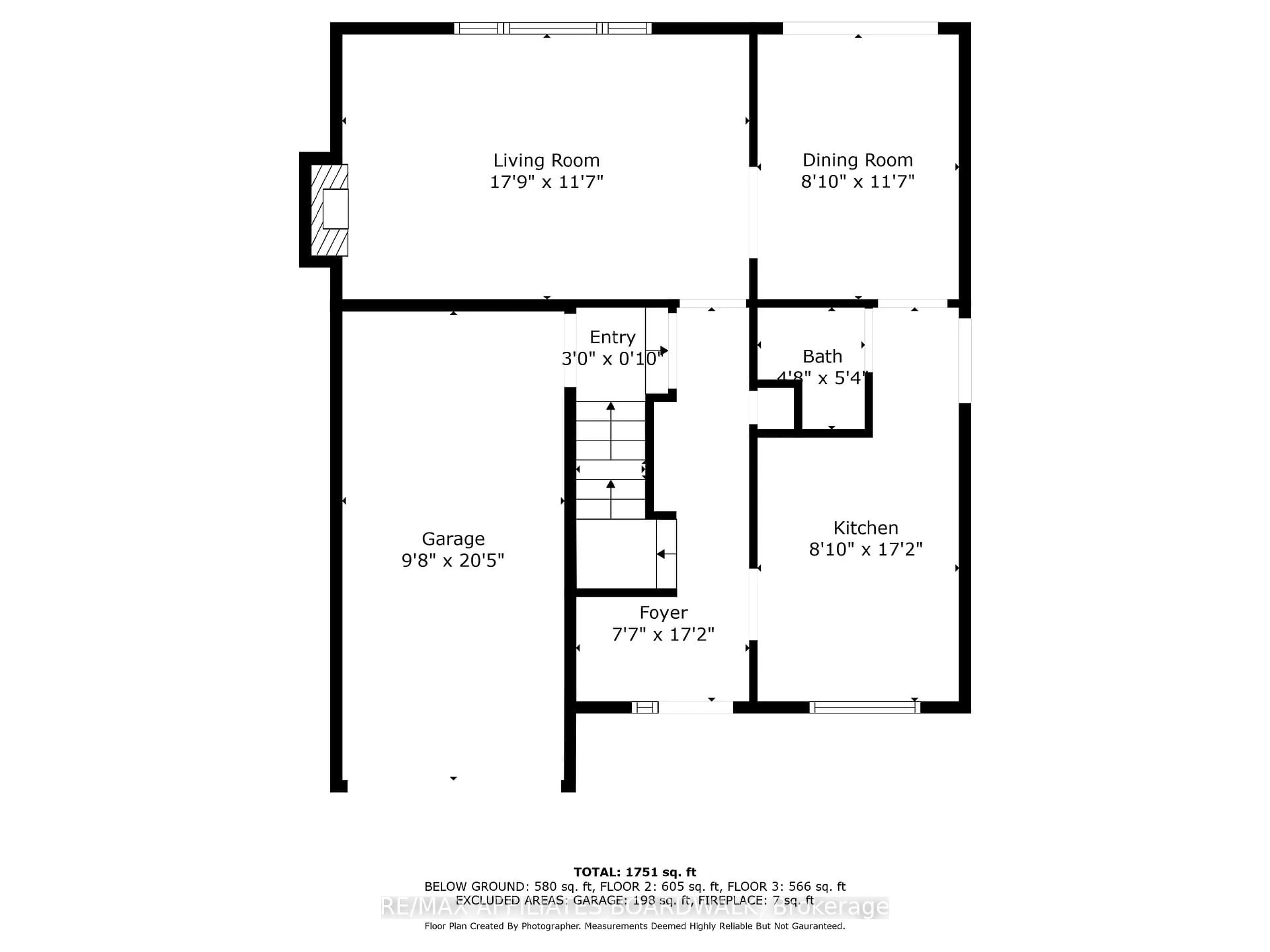 Floor plan for 38 Nestow Dr, Ottawa Ontario K2G 3X8