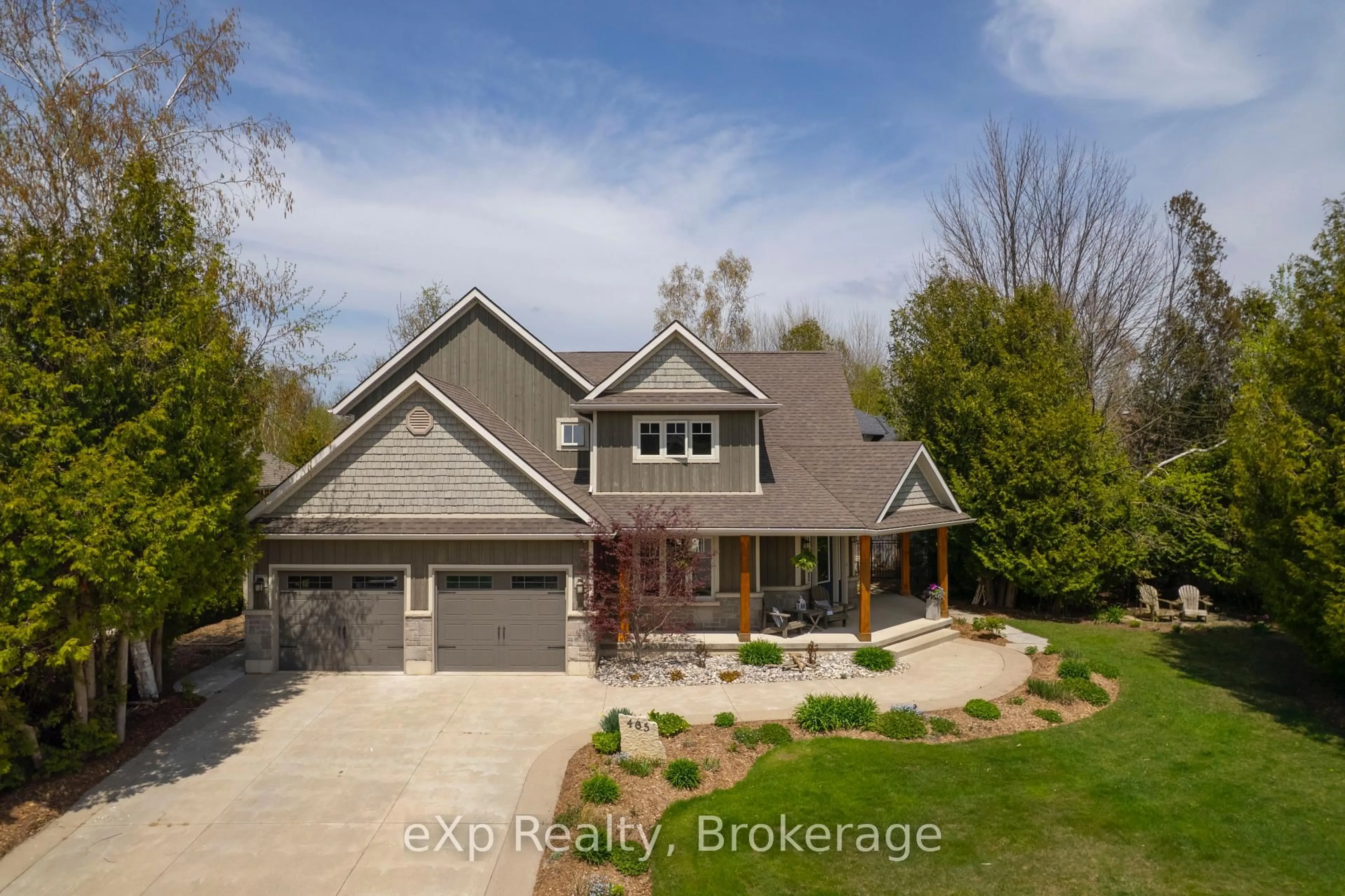 Home with brick exterior material, street for 465 Creekwood Dr, Saugeen Shores Ontario N0H 2L0