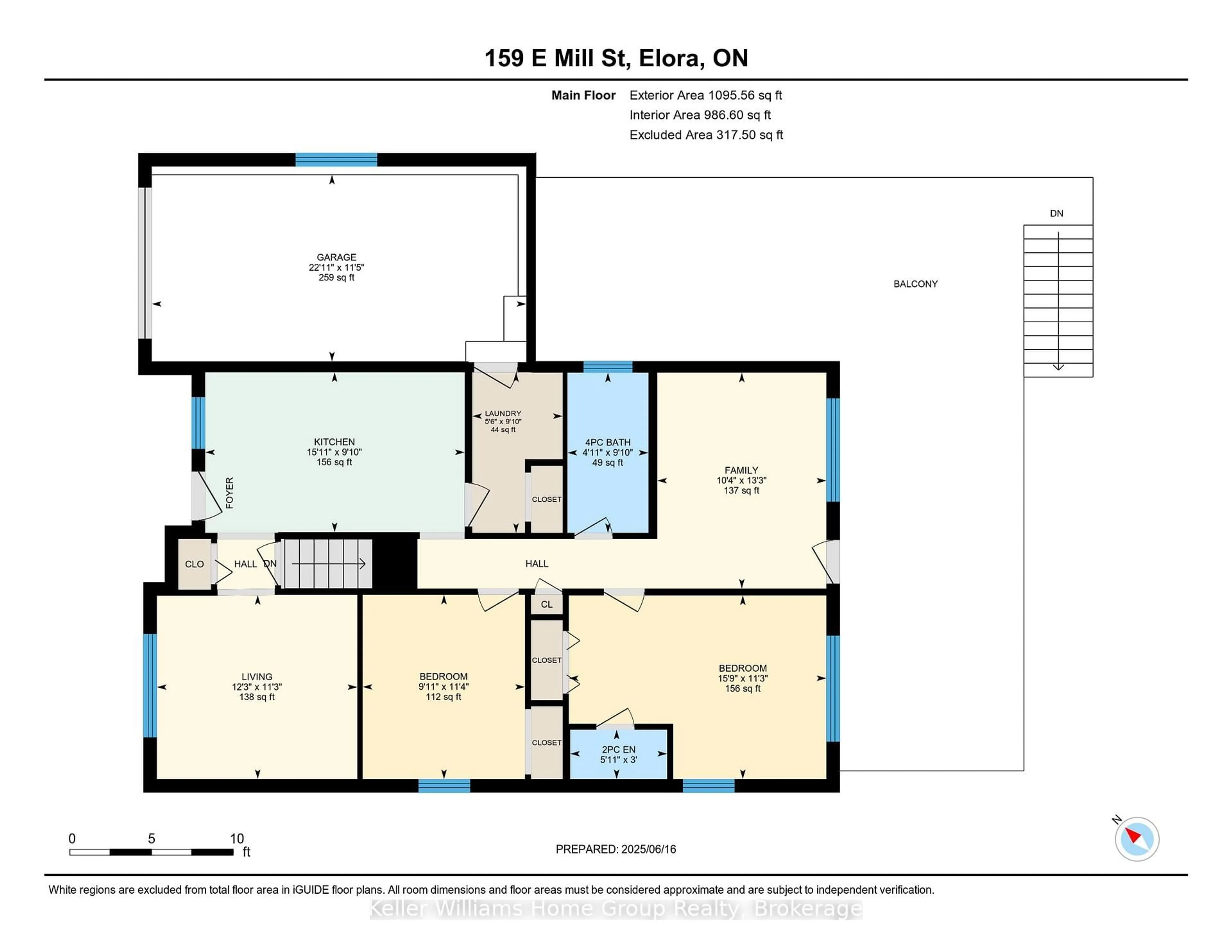 Floor plan for 159 E Mill St, Centre Wellington Ontario N0B 1S0
