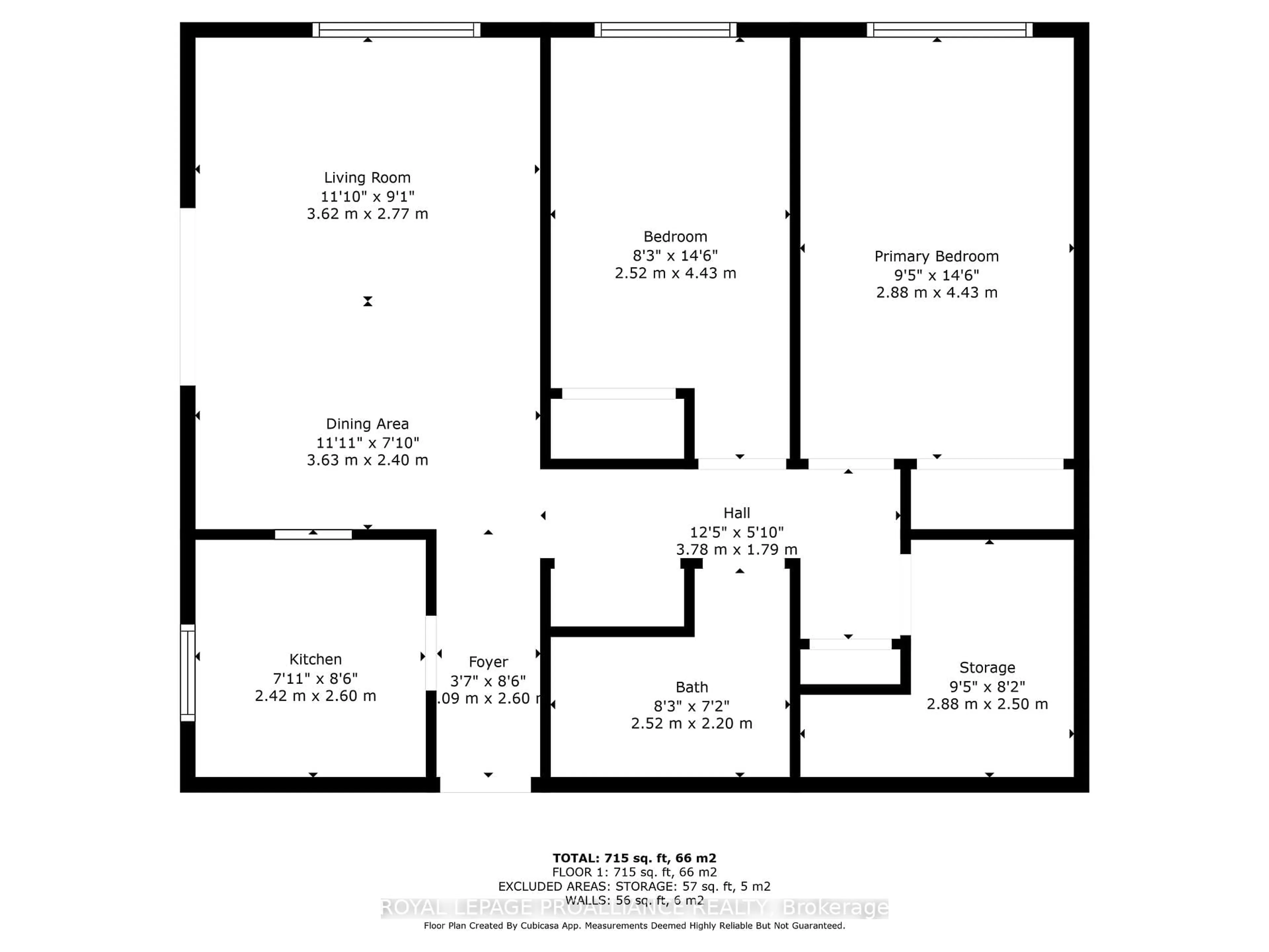Floor plan for 175 Haig Rd #115, Belleville Ontario K8N 5R7