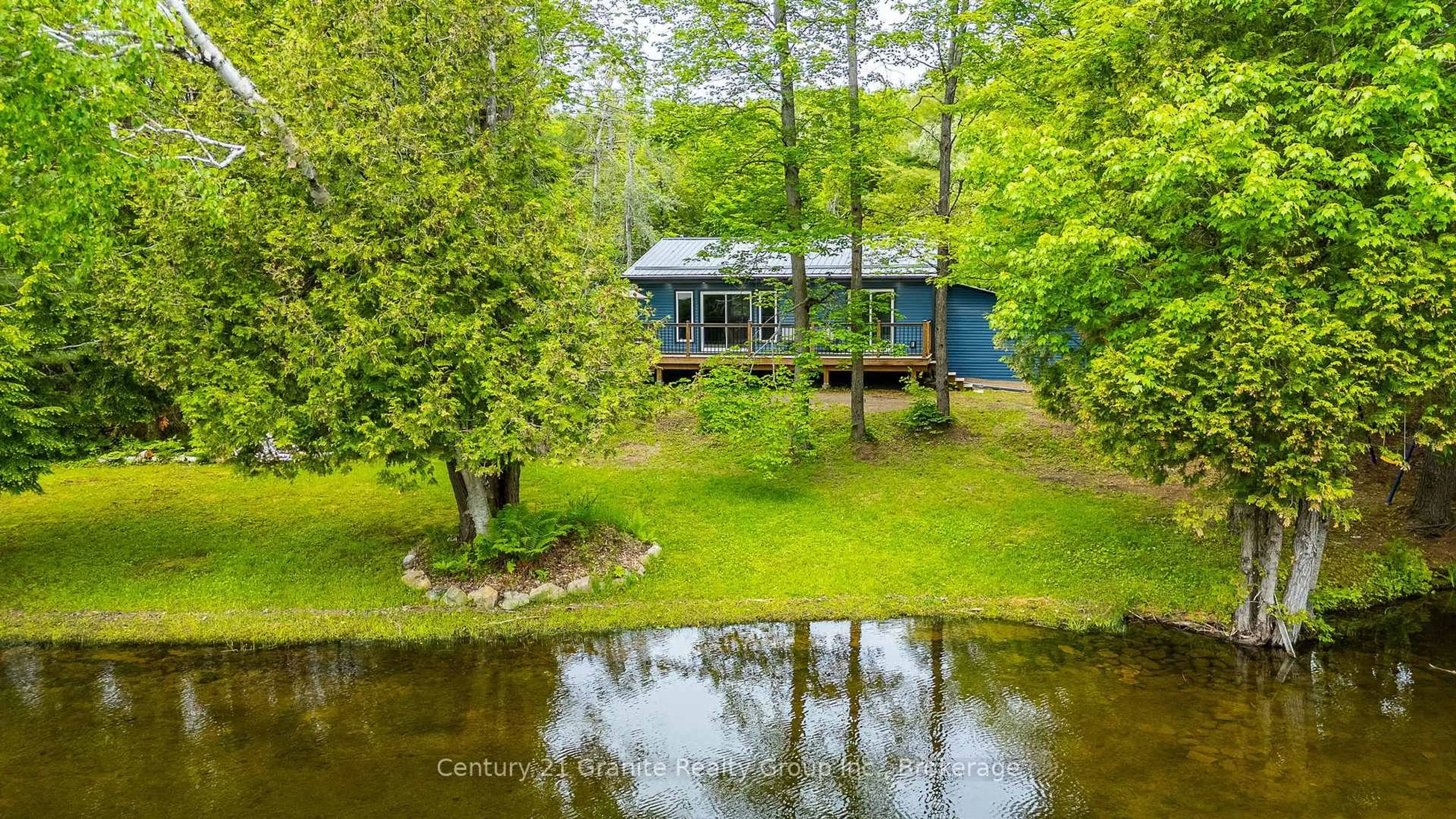 A pic from outside/outdoor area/front of a property/back of a property/a pic from drone, water/lake/river/ocean view for 86 Boyce Tr, Kawartha Lakes Ontario K0M 2L0