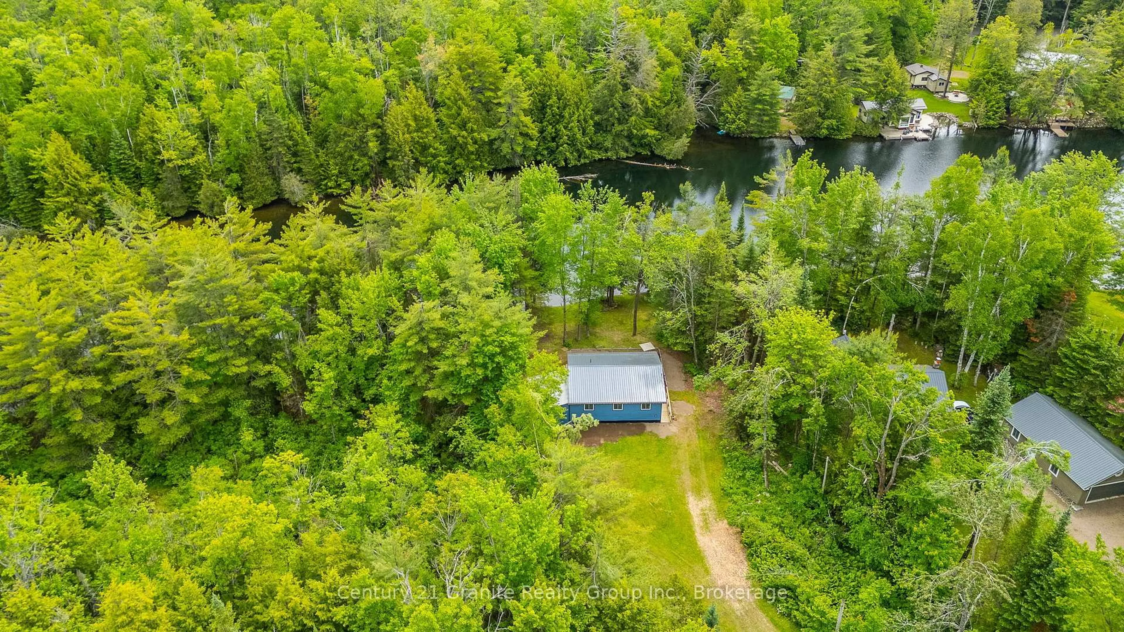 A pic from outside/outdoor area/front of a property/back of a property/a pic from drone, water/lake/river/ocean view for 86 Boyce Tr, Kawartha Lakes Ontario K0M 2L0