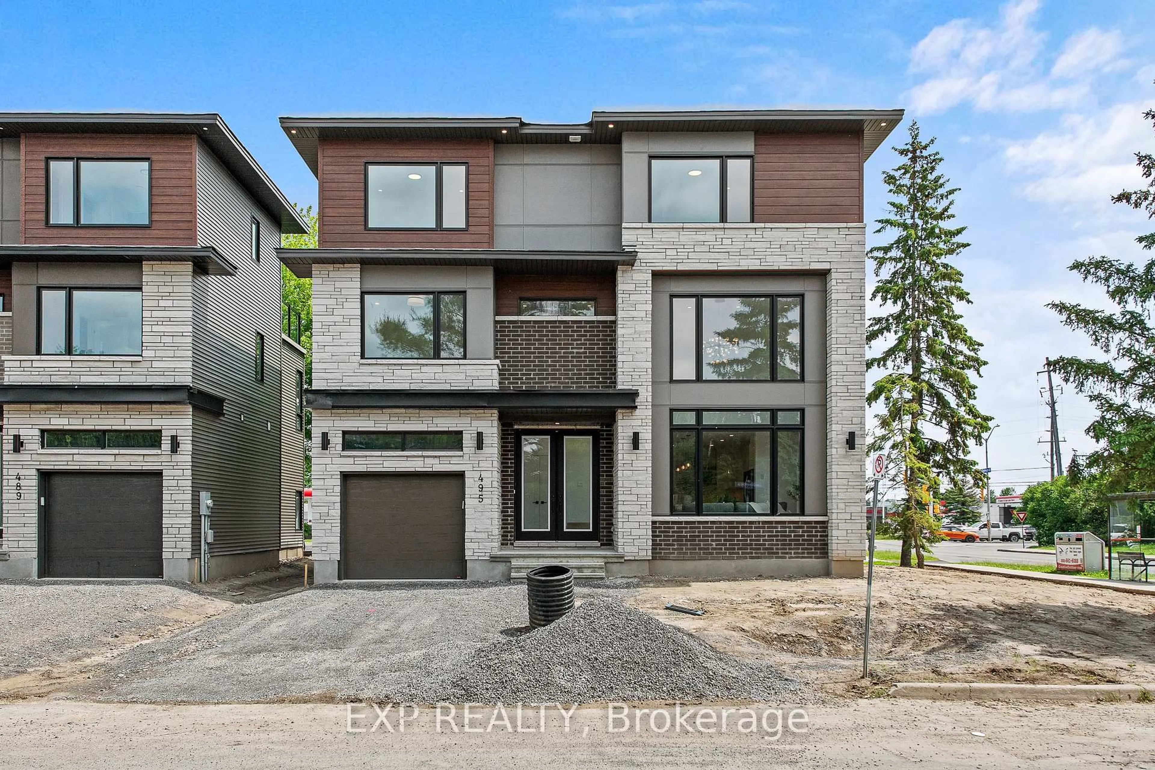 Home with brick exterior material, street for 495 Duvernay Dr, Ottawa Ontario K1E 2N7